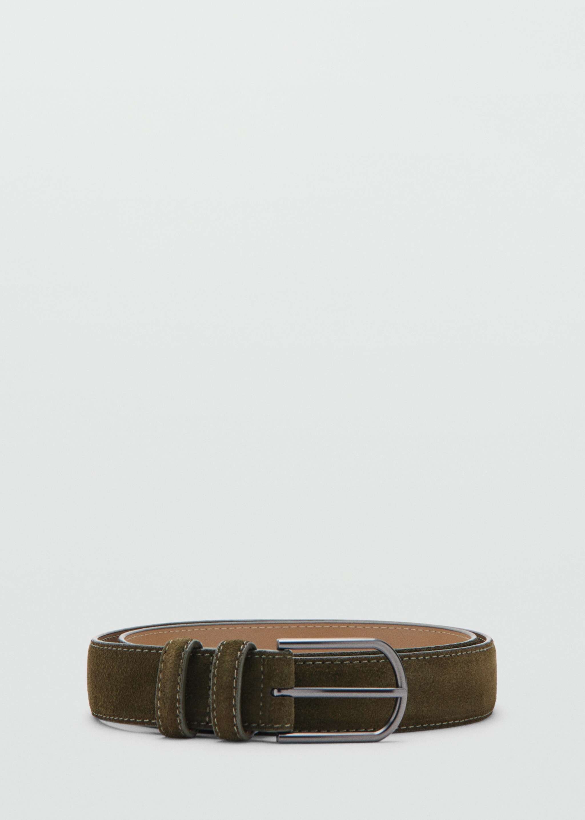 Cinturon suede2 - Artículo sin modelo, Khaki. Ref: 27021254-00.