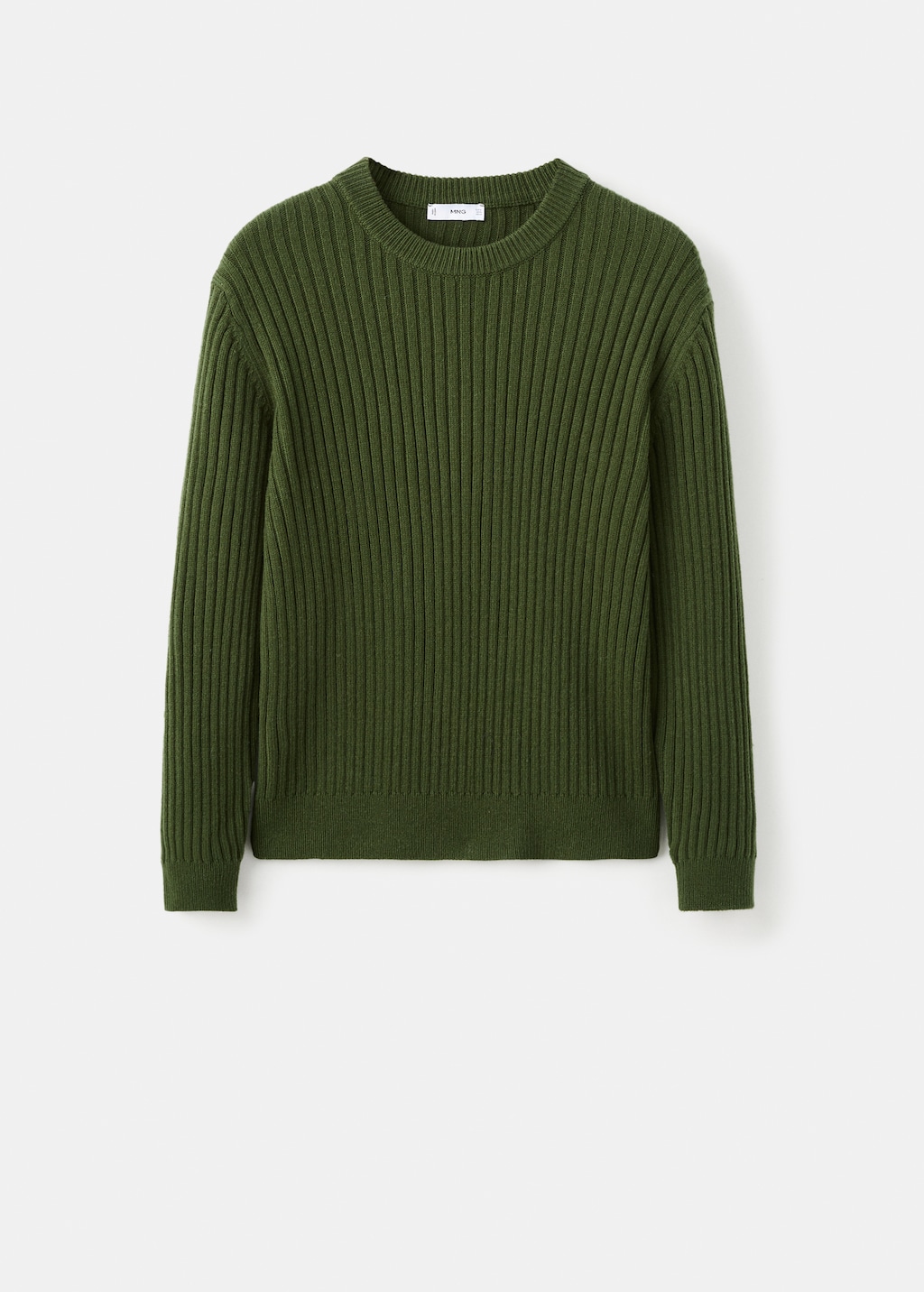 Ribbed wool-blend sweater