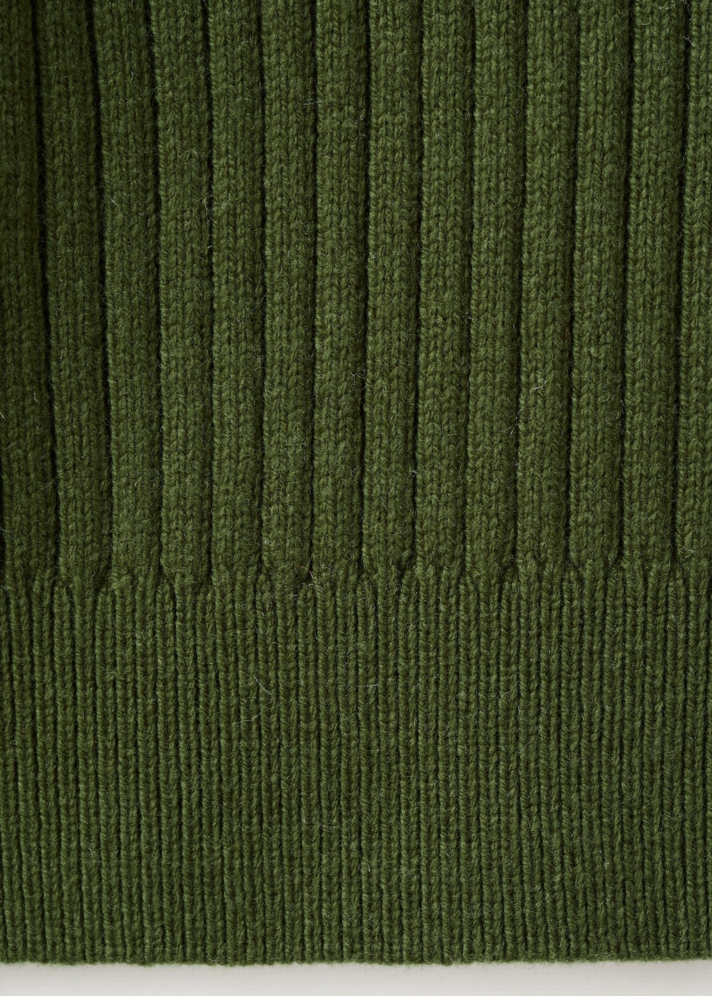 Ribbed wool-blend sweater