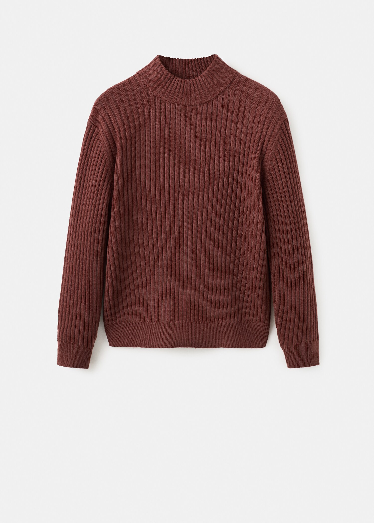 Wool-blend rib-knit sweater - Article without model