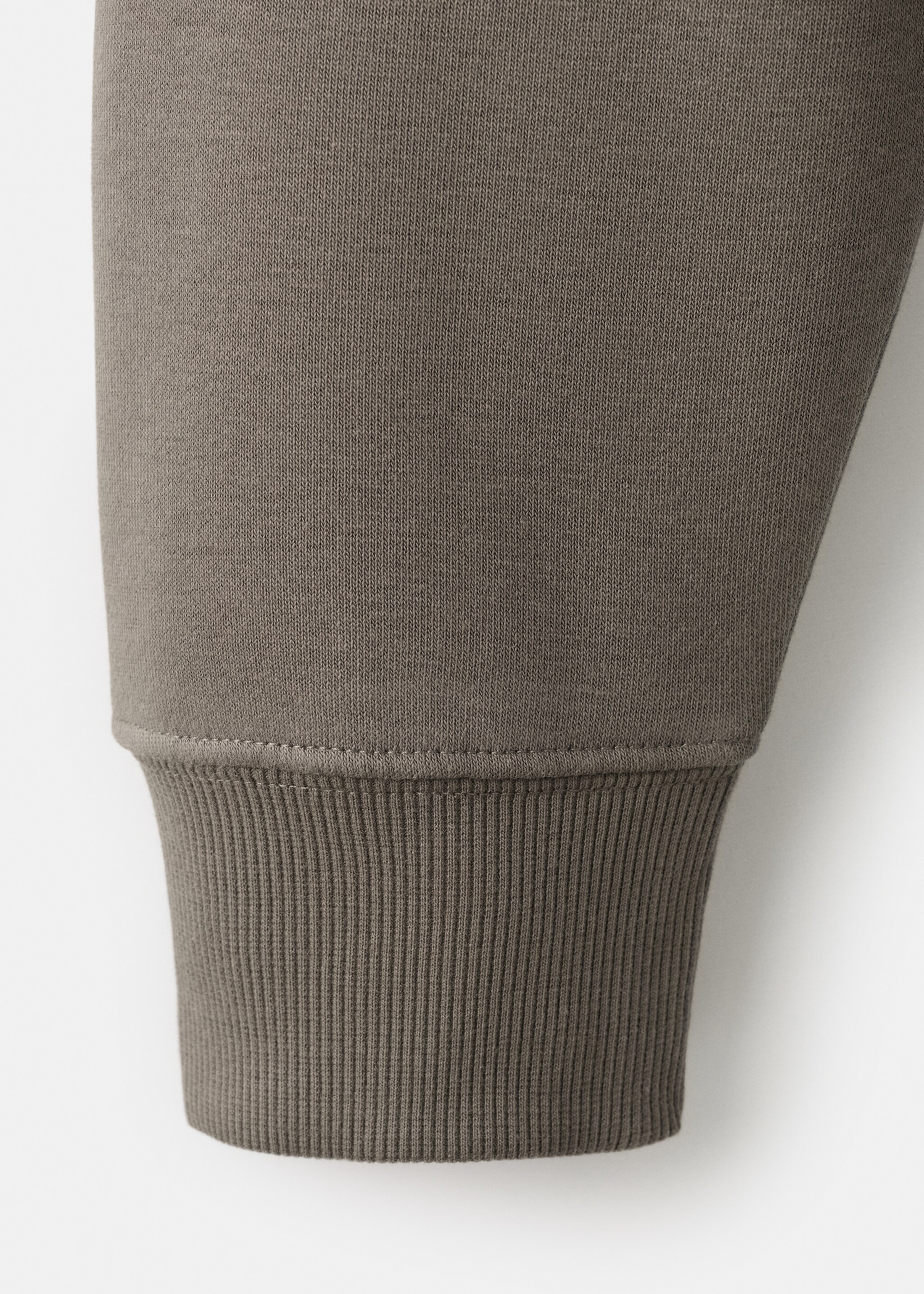 Regular-fit polo sweatshirt - Details of the article 0, Medium Brown. Ref: 27021262-00.