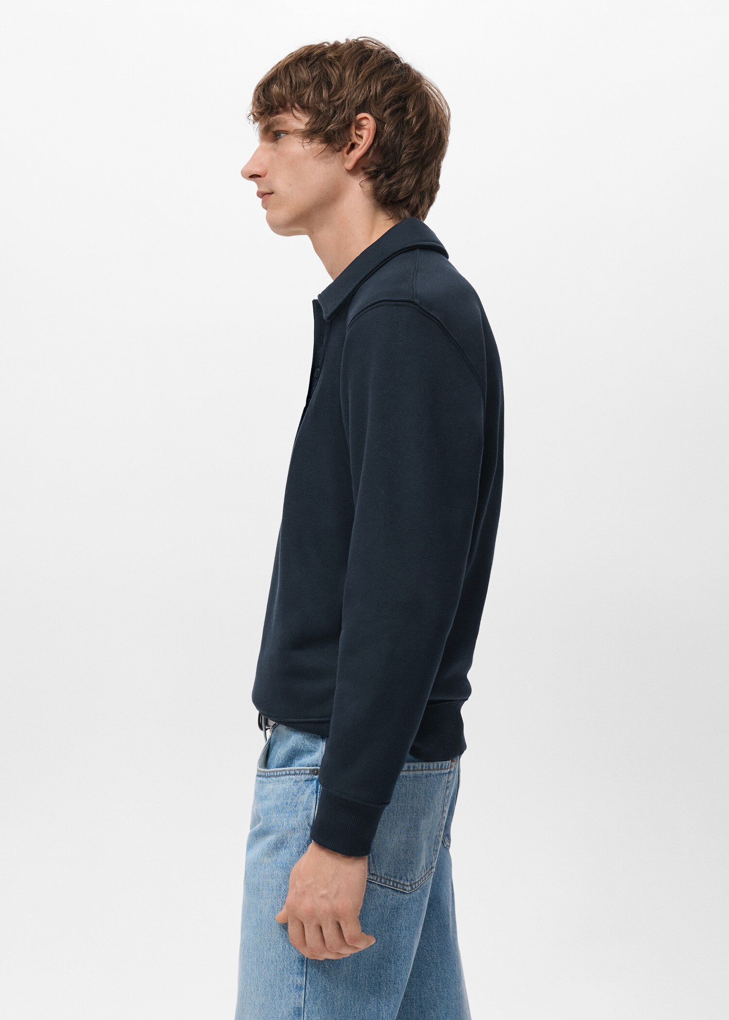 Regular-fit polo sweatshirt - Details of the article 2