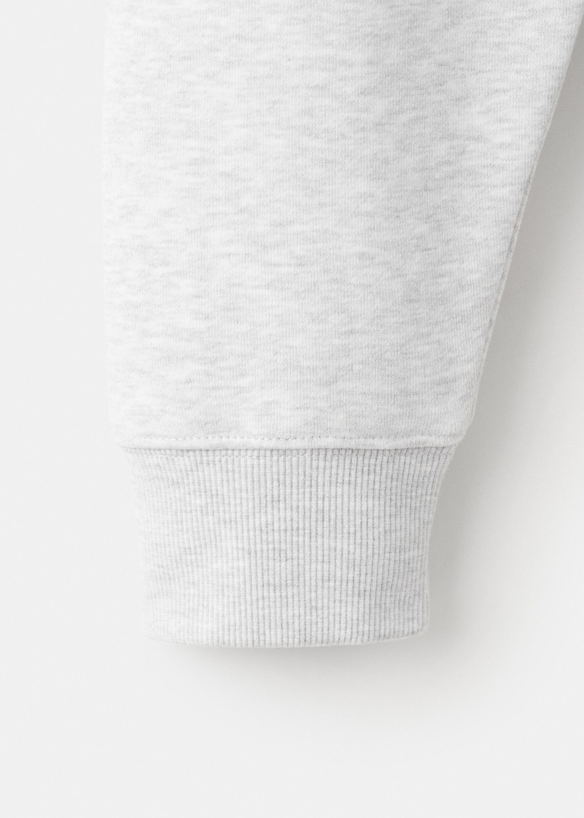 Regular-fit polo sweatshirt - Details of the article 0, Light Heather Grey. Ref: 27021262-00.