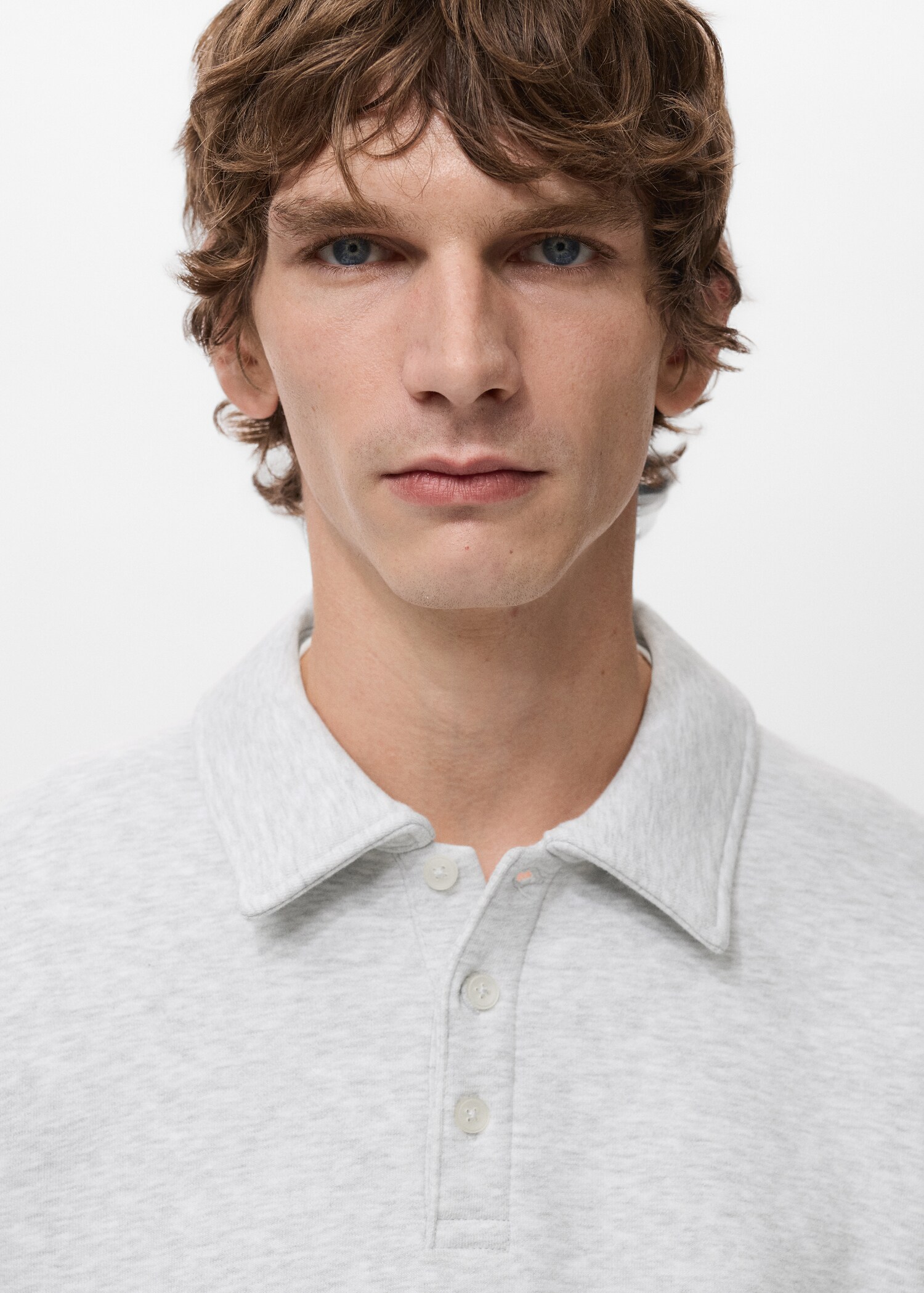 Regular-fit polo sweatshirt - Details of the article 1