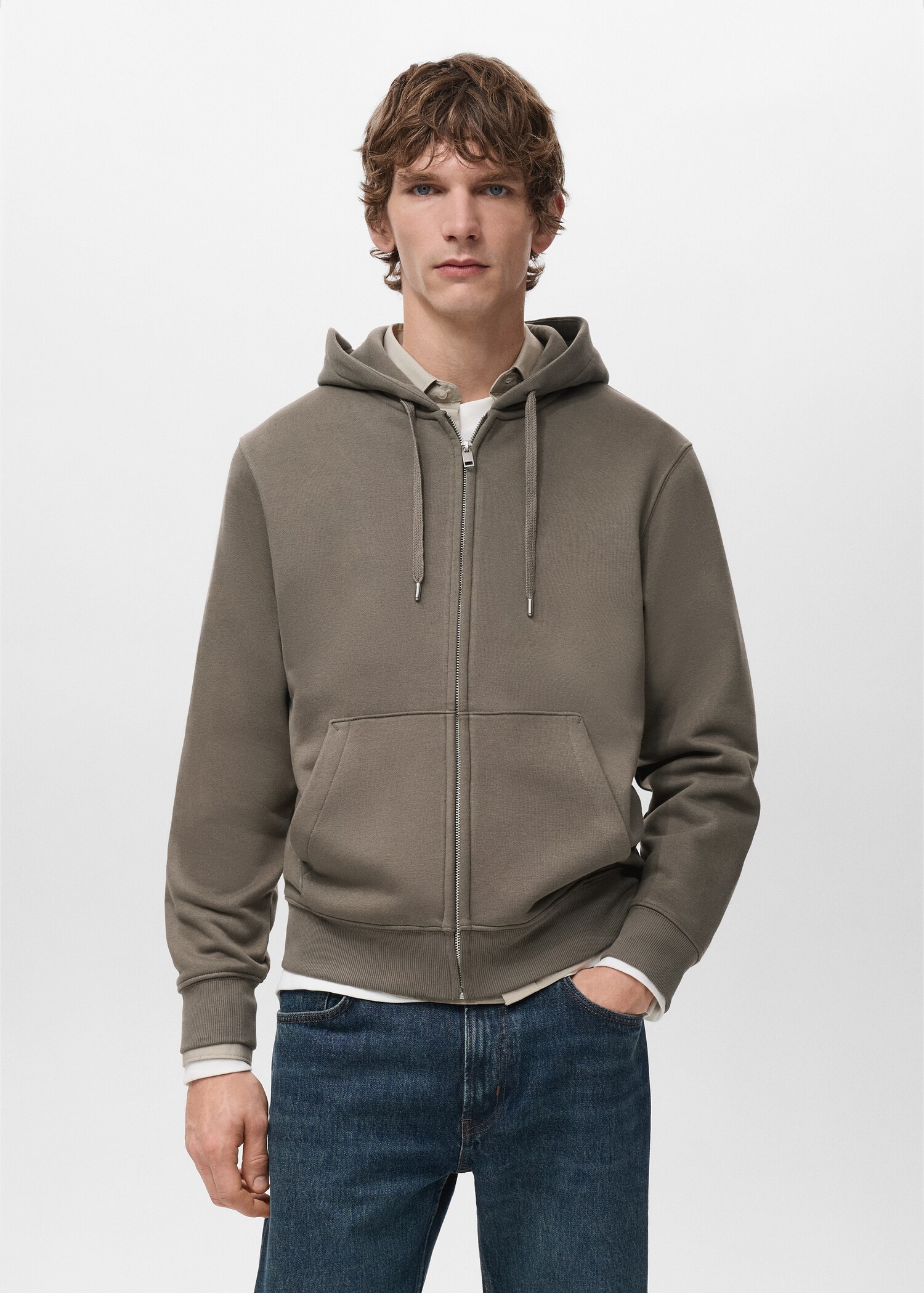 Zipped hoodie - Medium plane
