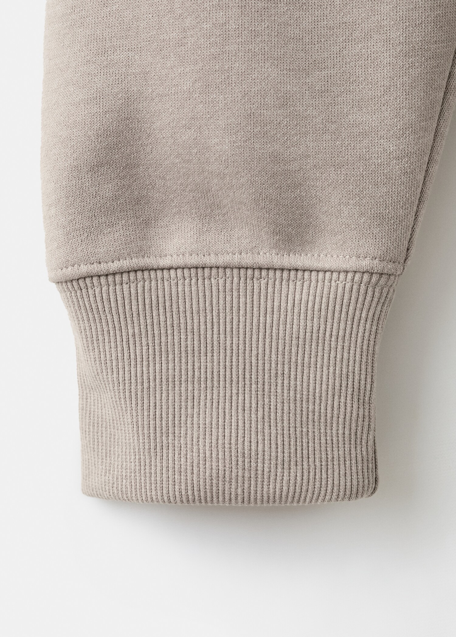 Regular-fit cotton sweatshirt with zip - Details of the article 0