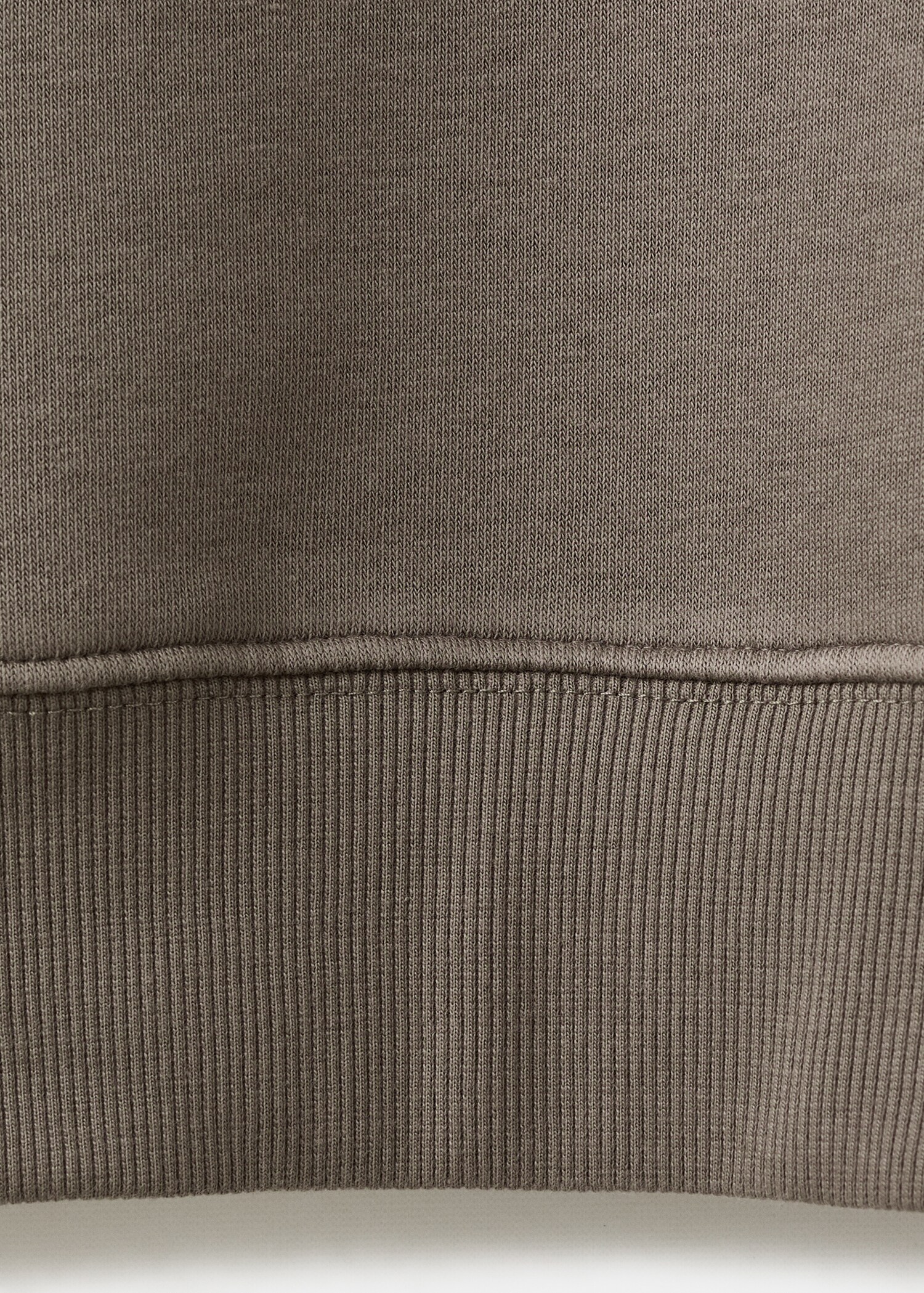 Regular-fit cotton sweatshirt with zip - Details of the article 0