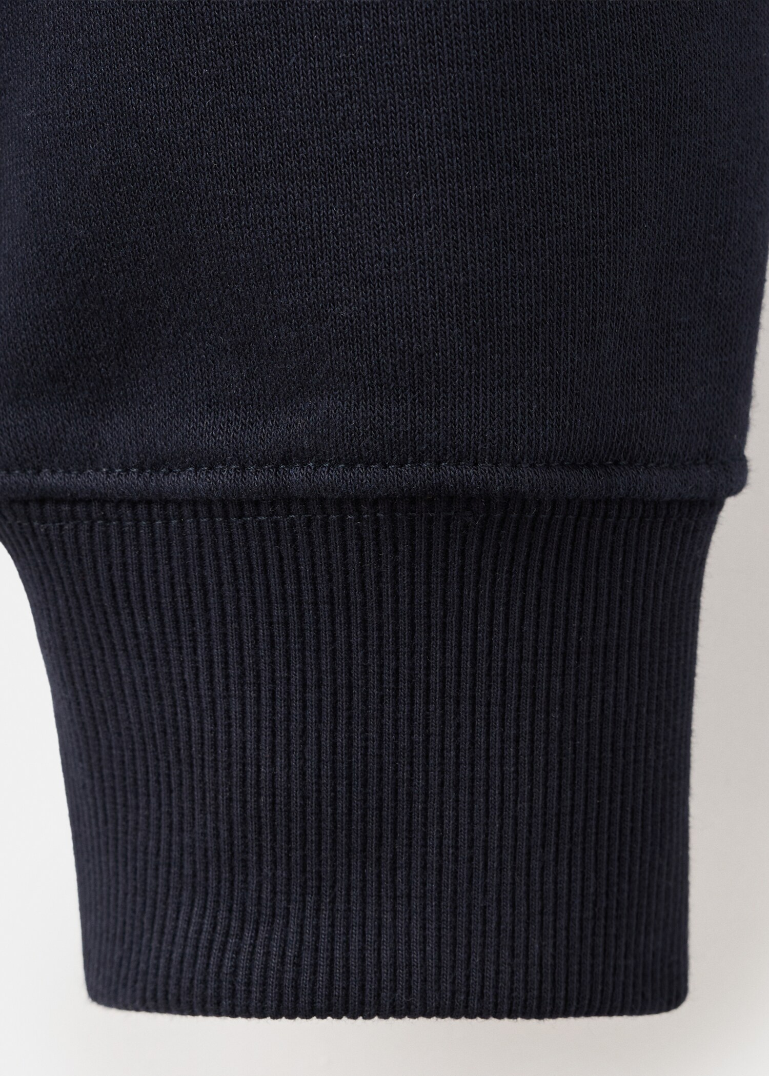 Regular-fit cotton sweatshirt with zip - Details of the article 0