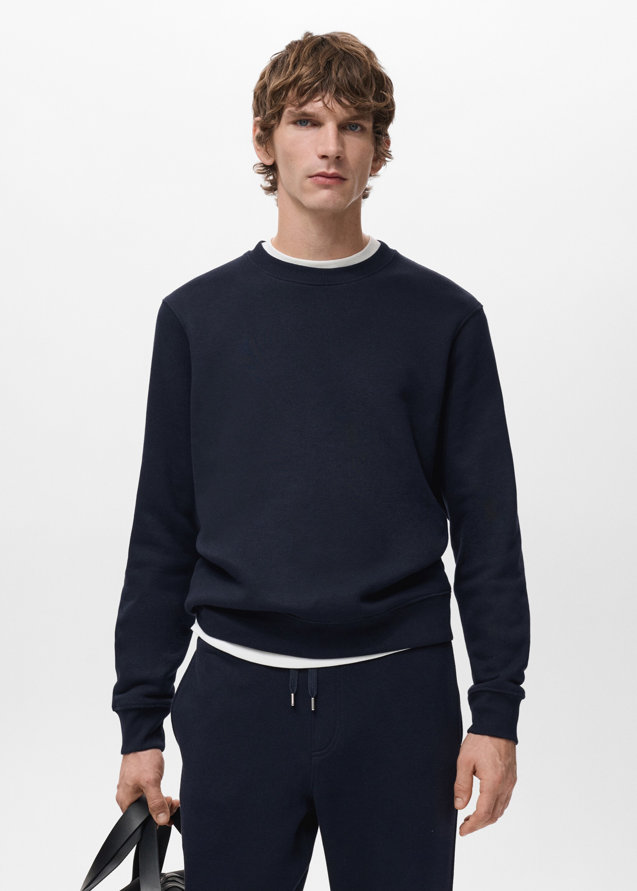 Sweatshirt nola - Medium plane, Navy. Ref: 27021266-00.