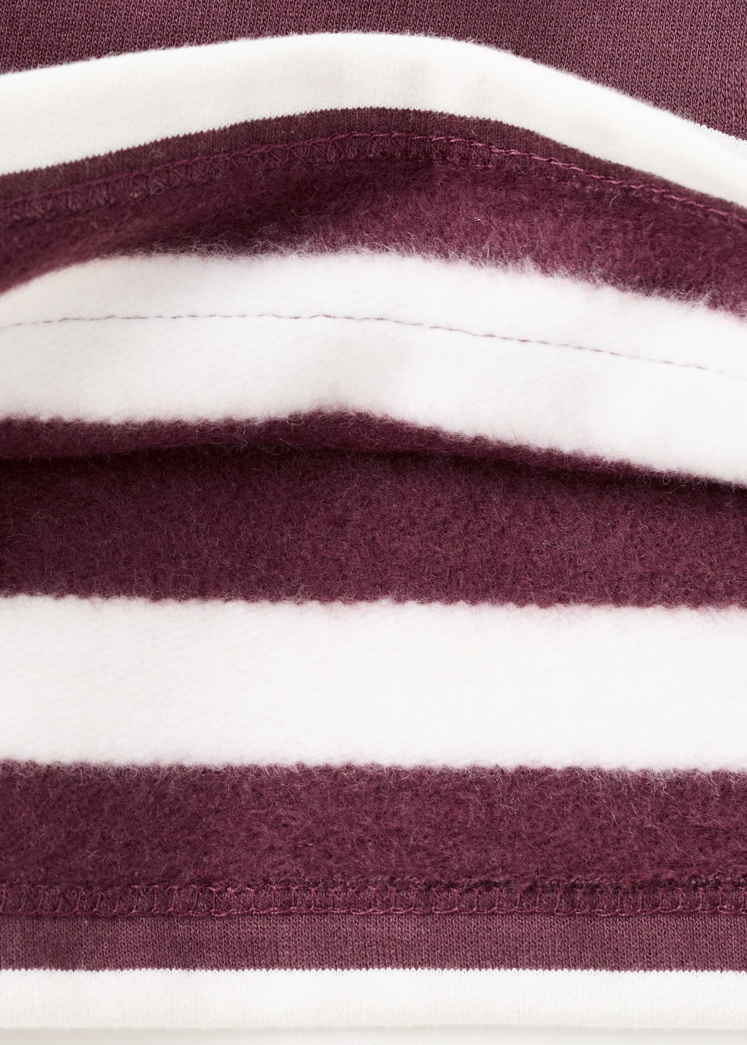 Sweat-shirt rayures capuche - Détail de l'article 0