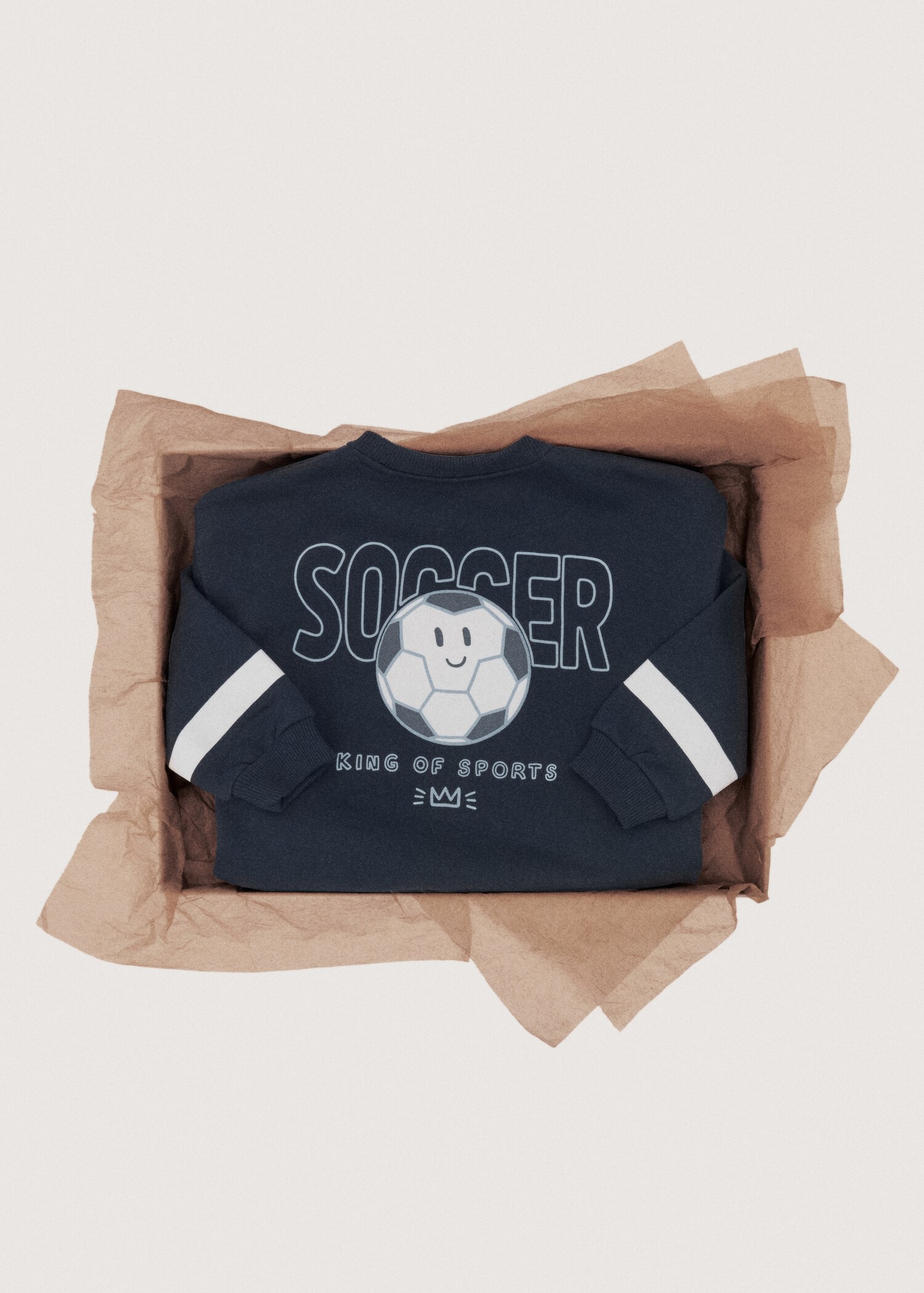 Gemustertes Baumwoll-Sweatshirt - Detail des Artikels 7