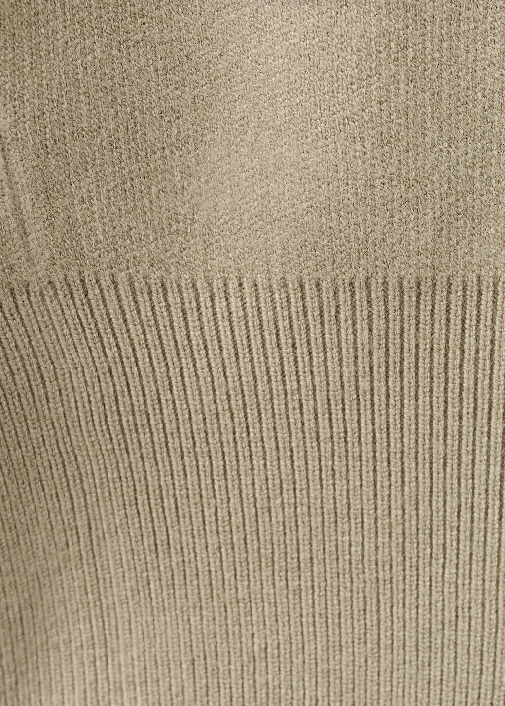 Mango Oversized perkins-neck sweater