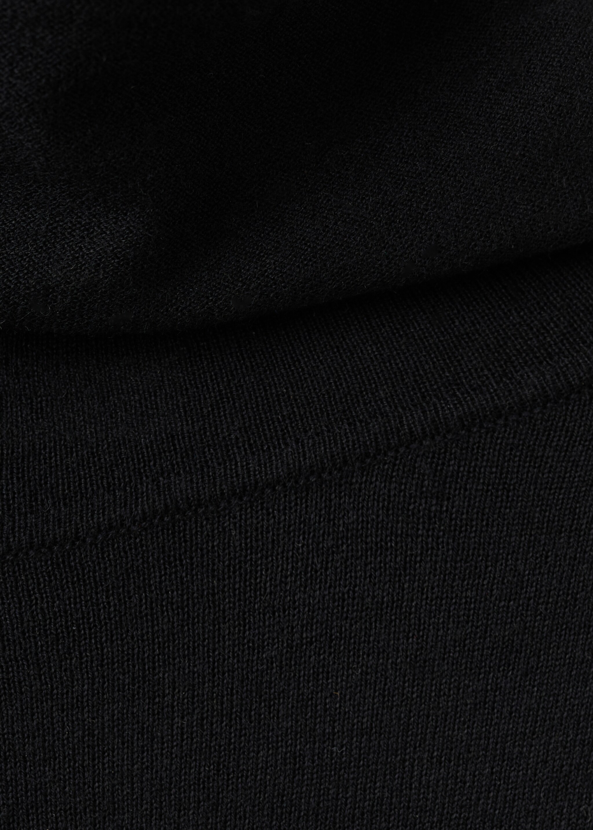 Turtleneck sweater with brooch - Details of the article 8, Black. Ref: 27021273-00.