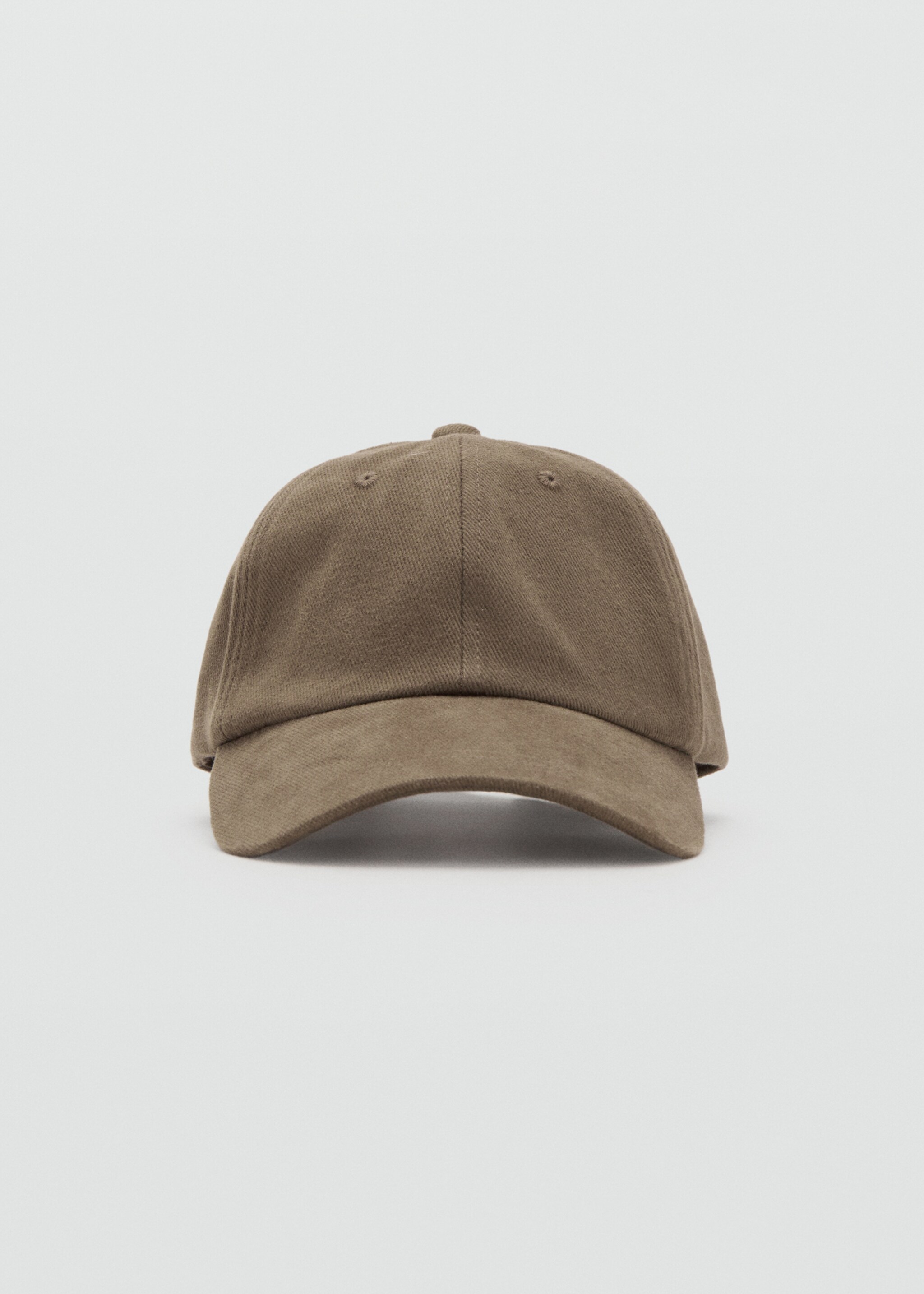 Cotton visor cap - Medium plane, Light/Pastel Brown. Ref: 27021277-00.