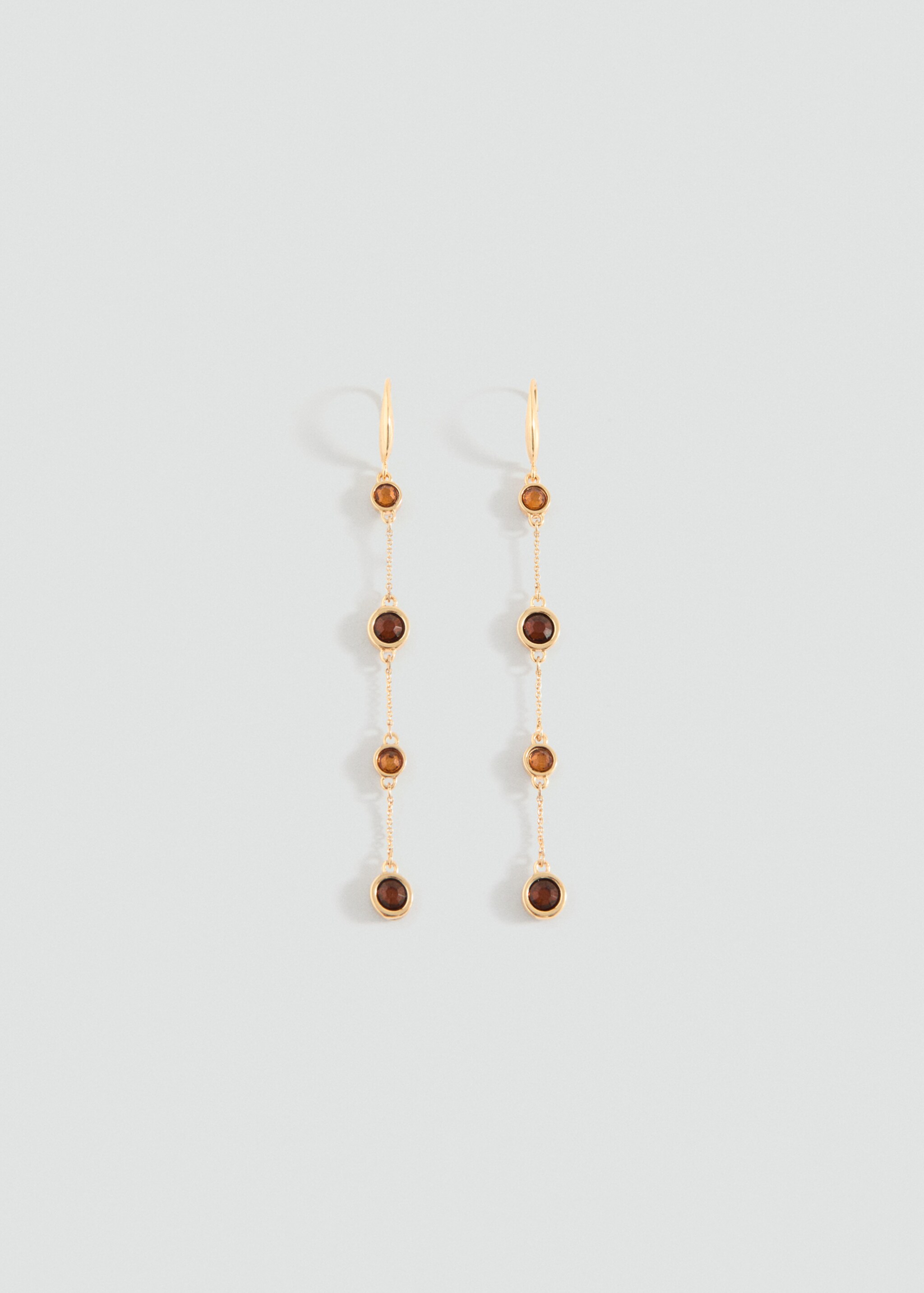 Boucles d'oreilles fil sphères - Article sans modèle, Or. Ref: 27021285-00.