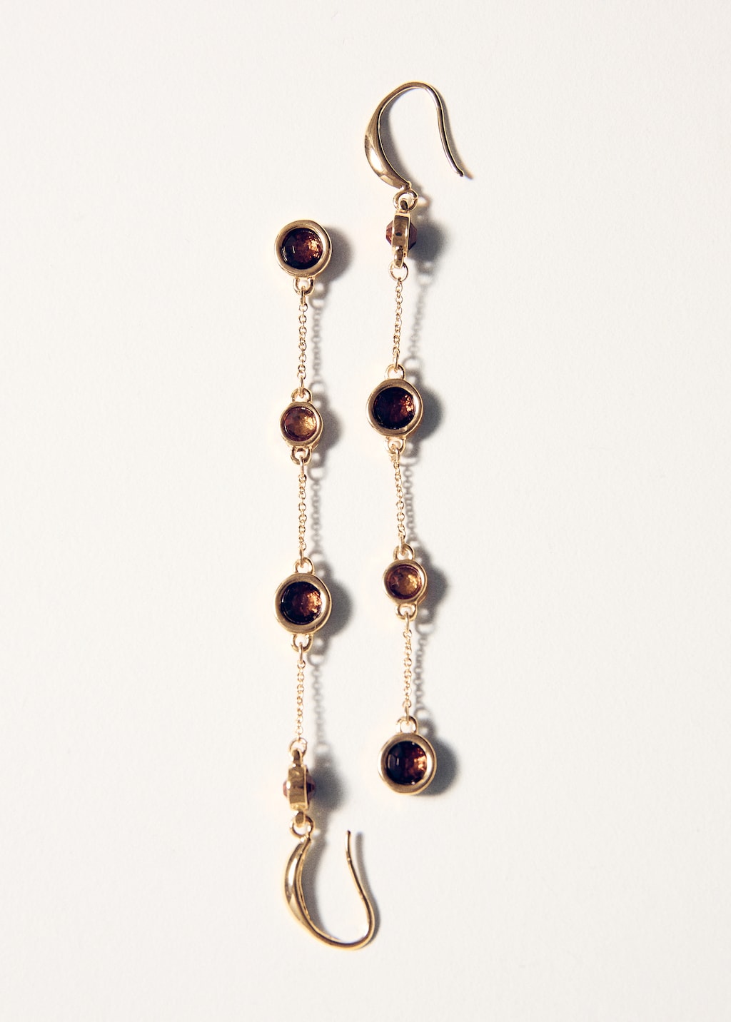 Thread sphere earrings