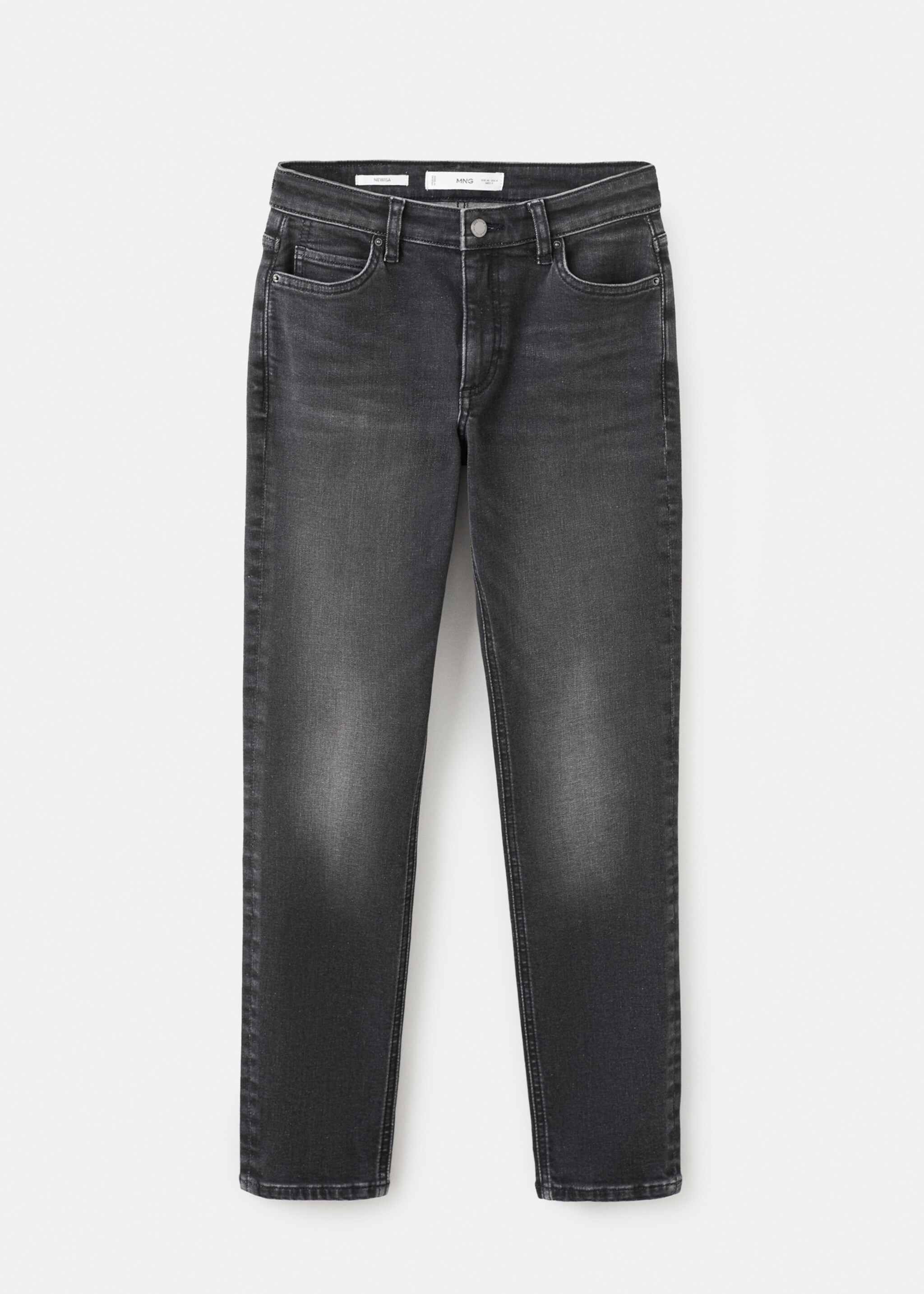 Mid-rise skinny jeans - Artikel zonder model, Open grijs. Ref: 27021287-00.