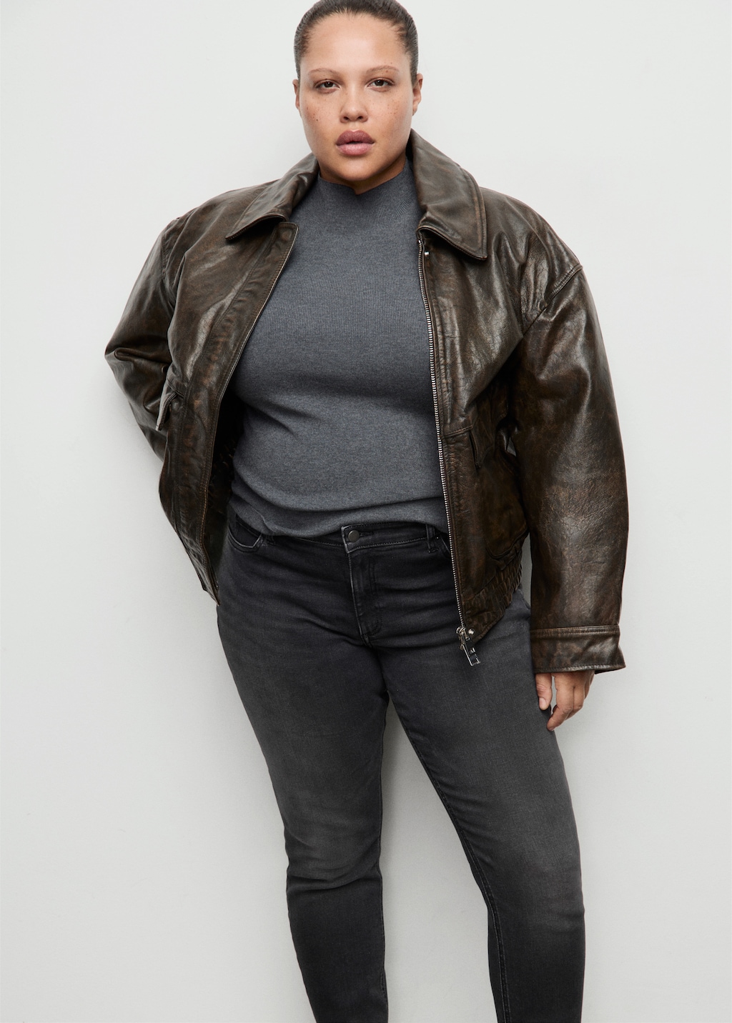 Mango Mid-rise skinny jeans