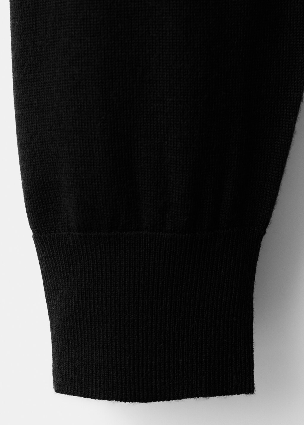 100% merino wool V-neck sweater