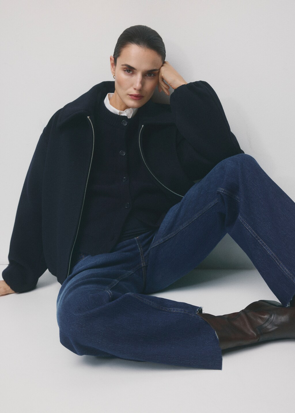 Mango Wide leg maternity jeans