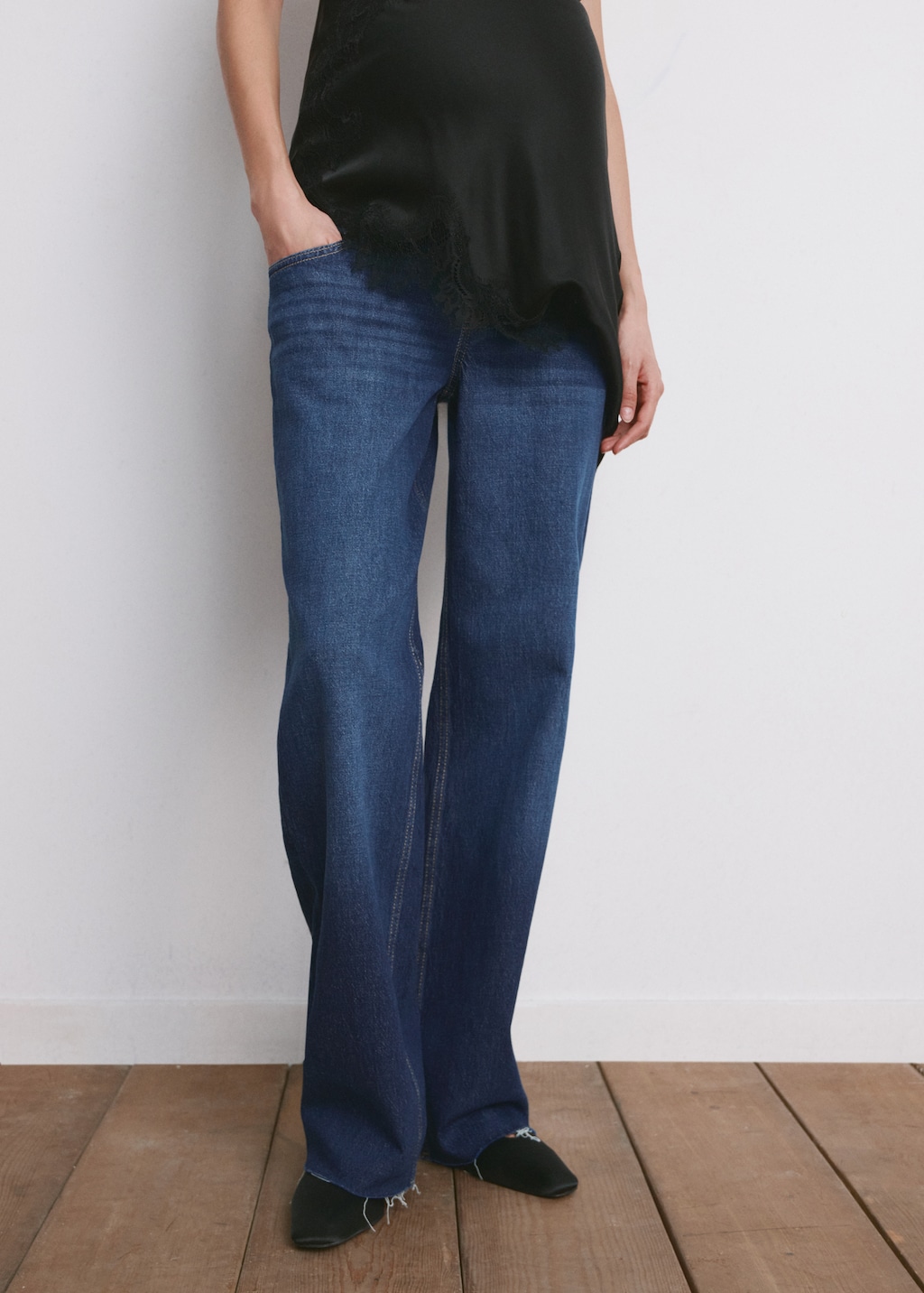 Mango Wide leg maternity jeans