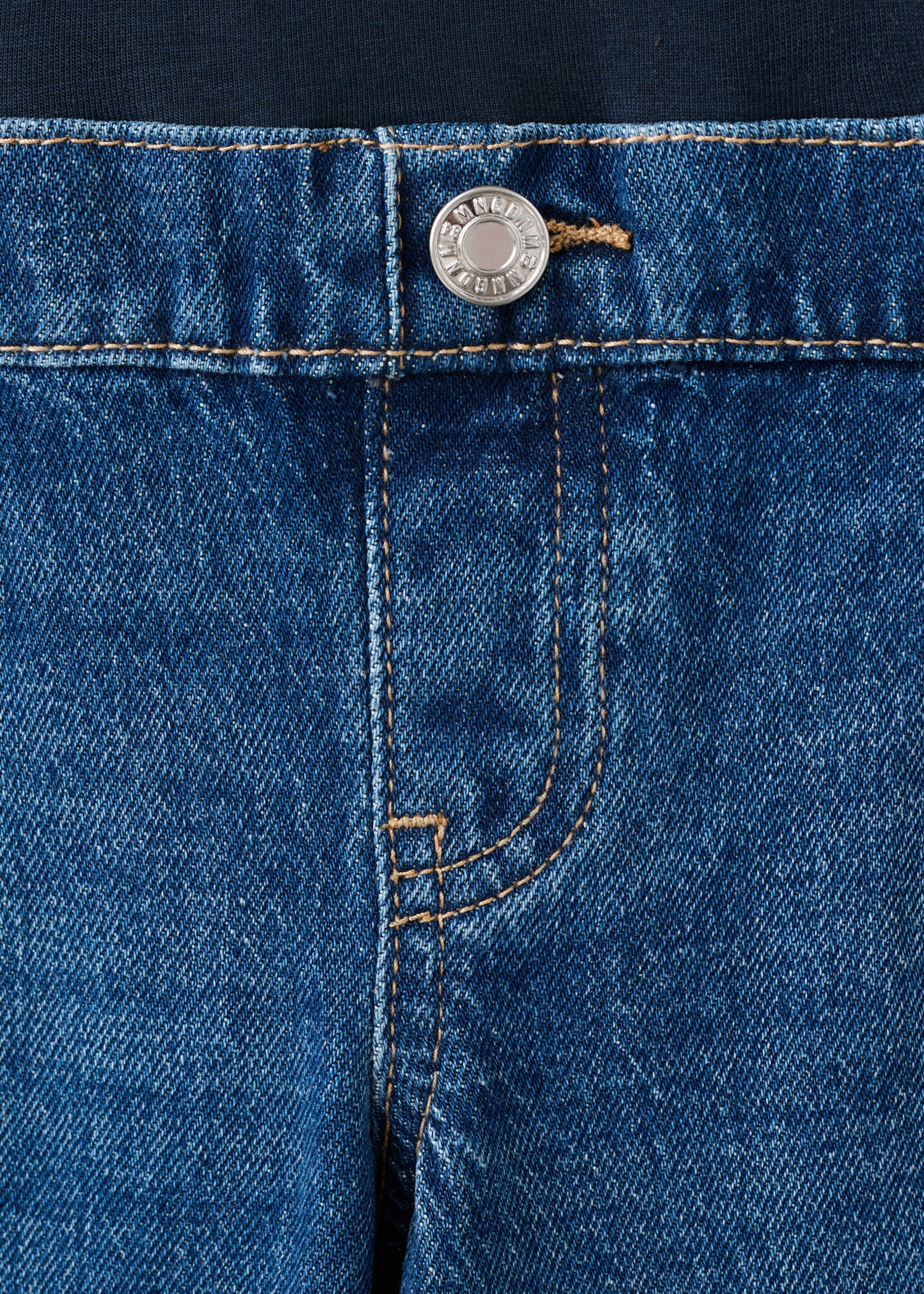 جينز واسع الساق للمرأة الحامل - تفاصيل المنتج 8, أزرق متوسط. Ref: 27021291-00.