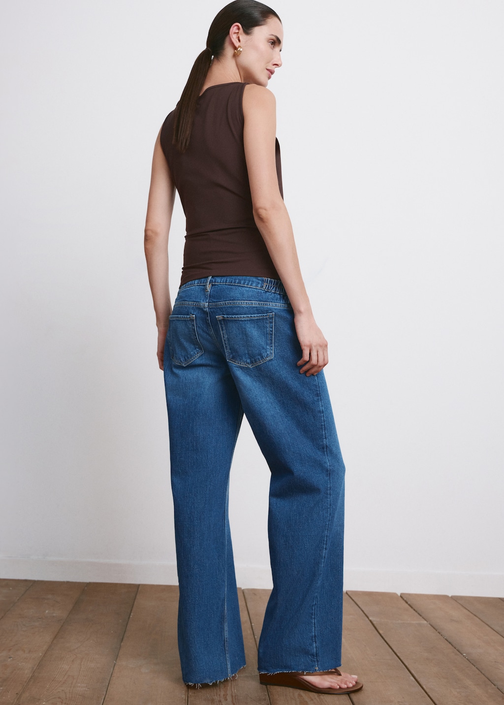 Mango Wide leg maternity jeans