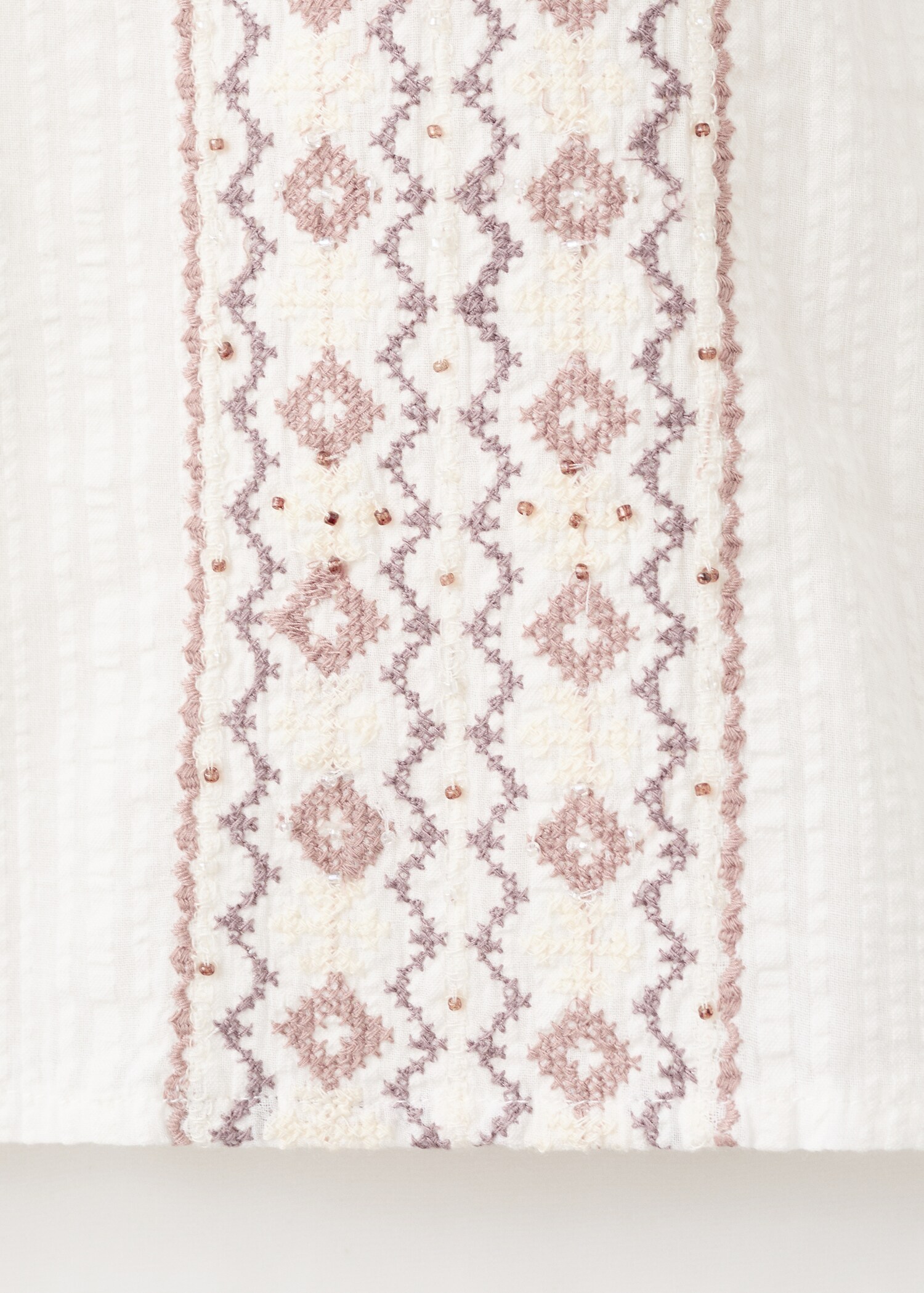 Beaded embroidered blouse - Details of the article 0