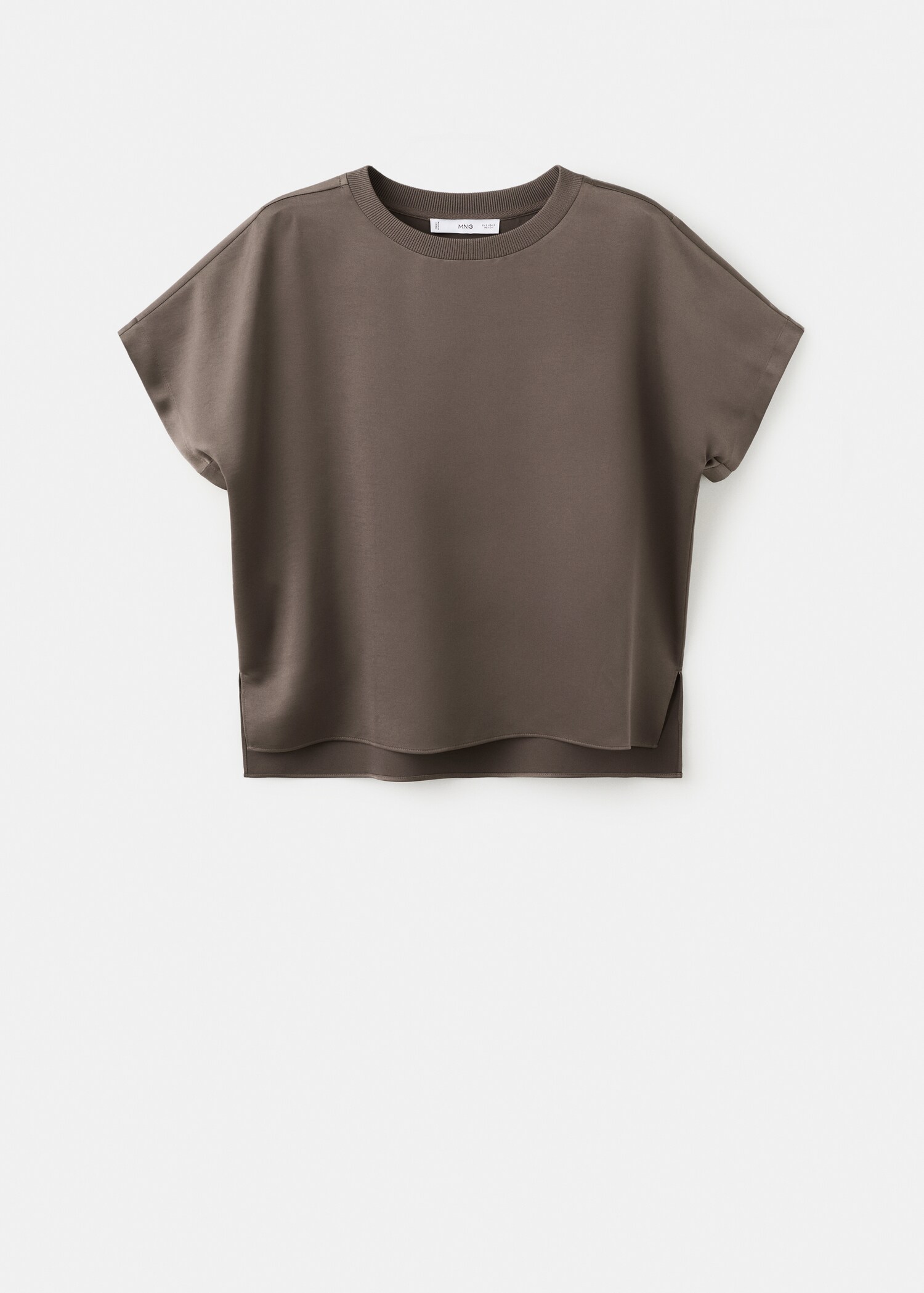 Blouse crop satinée - Article sans modèle