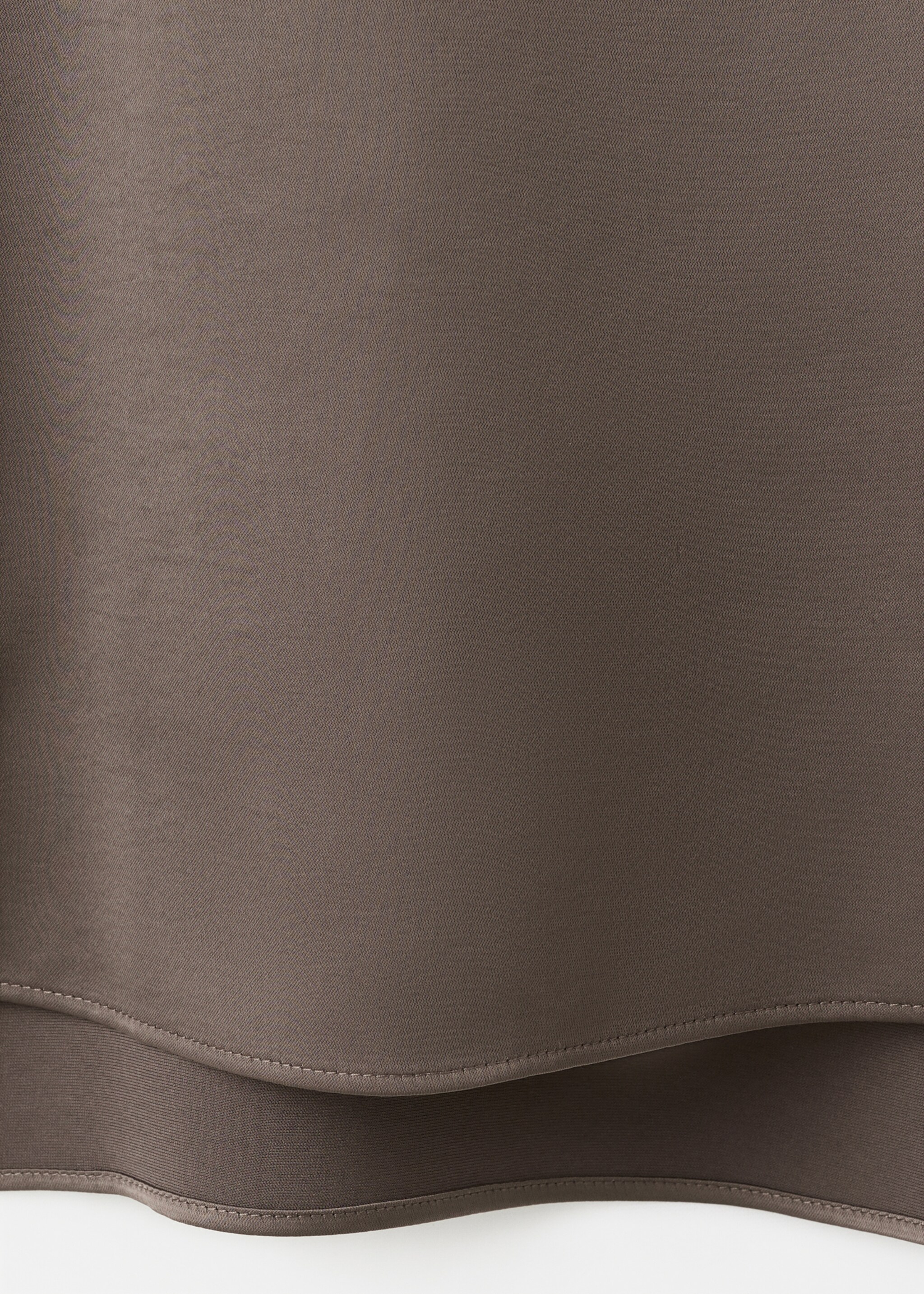 Blouse crop satinée - Détail de l'article 0, Marron moyen. Ref: 27021294-00.
