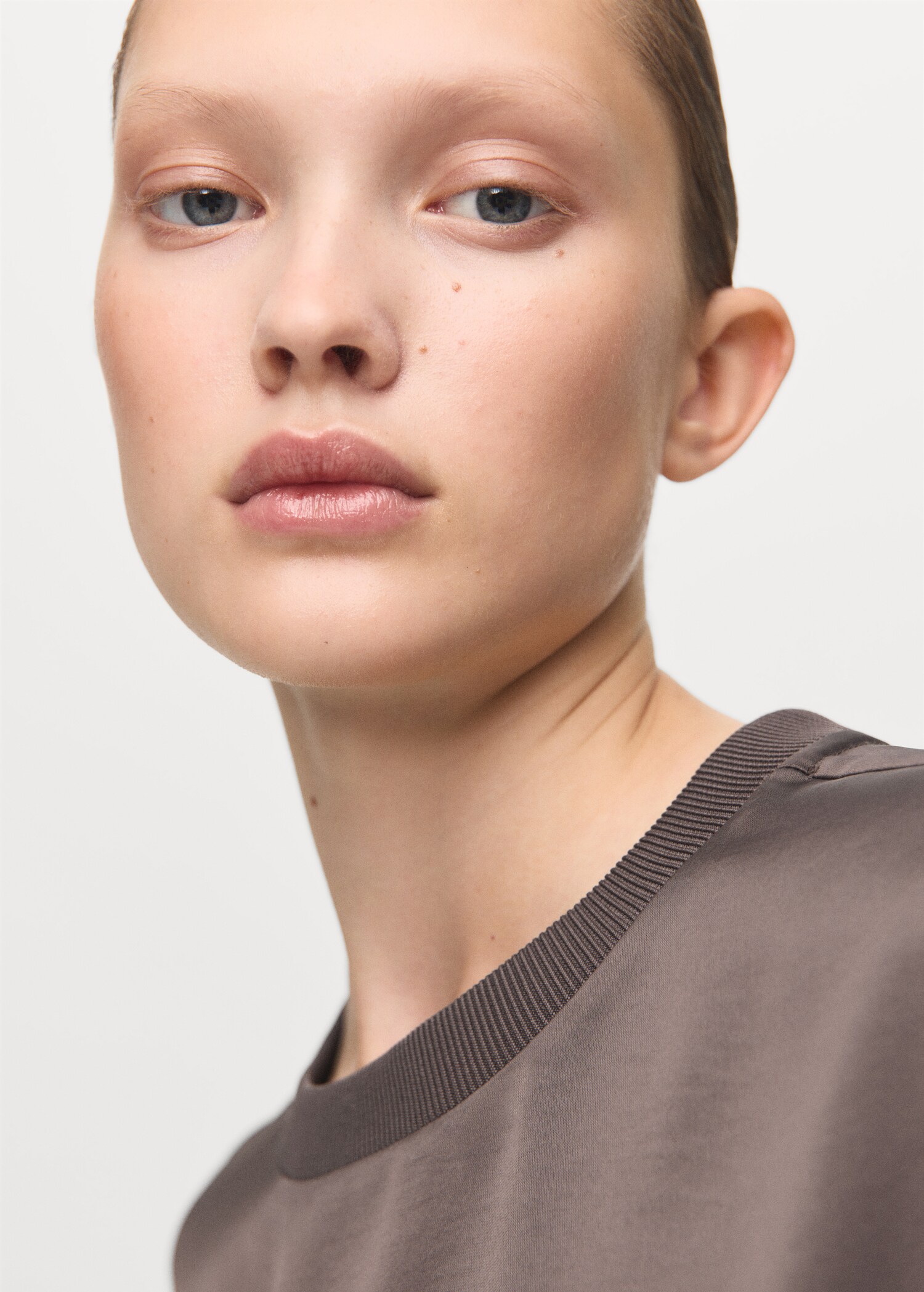 Blouse crop satinée - Détail de l'article 6