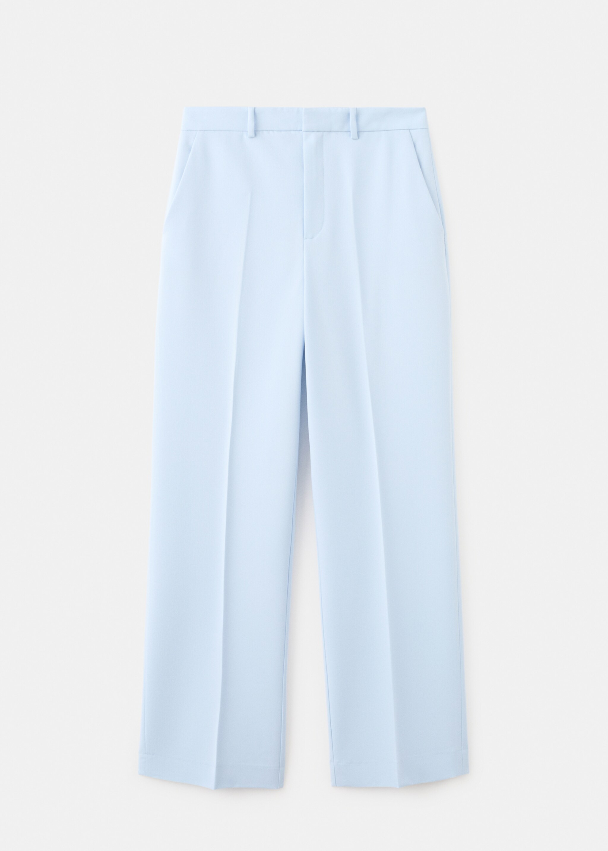 Pantalon droit costume - Article sans modèle, Bleu. Ref: 27021297-00.