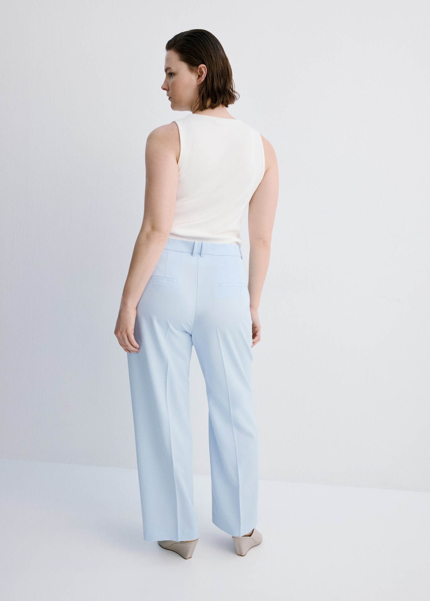 Straight suit trousers - Details of the article 4