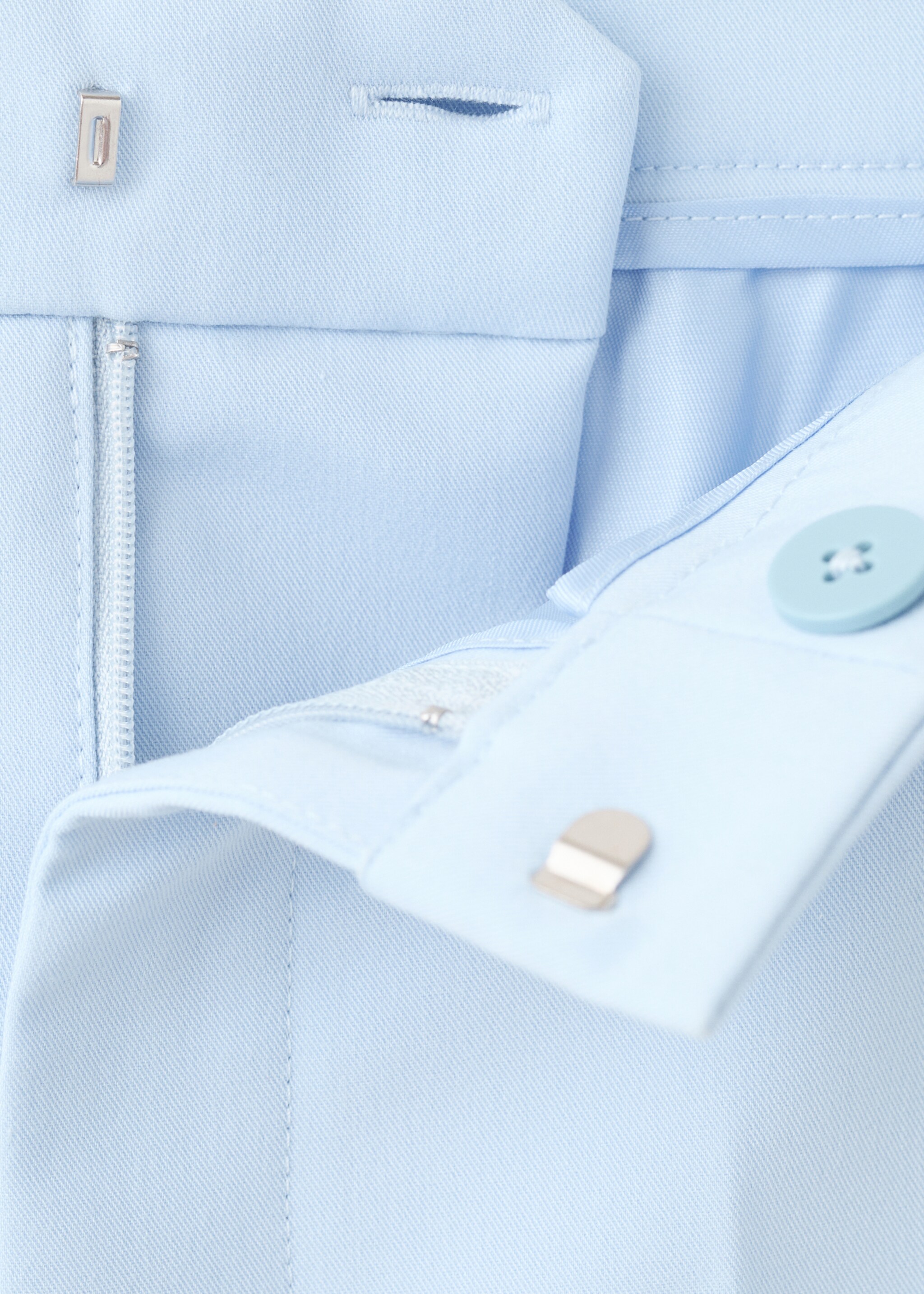 Pantalon droit costume - Détail de l'article 8, Bleu. Ref: 27021297-00.