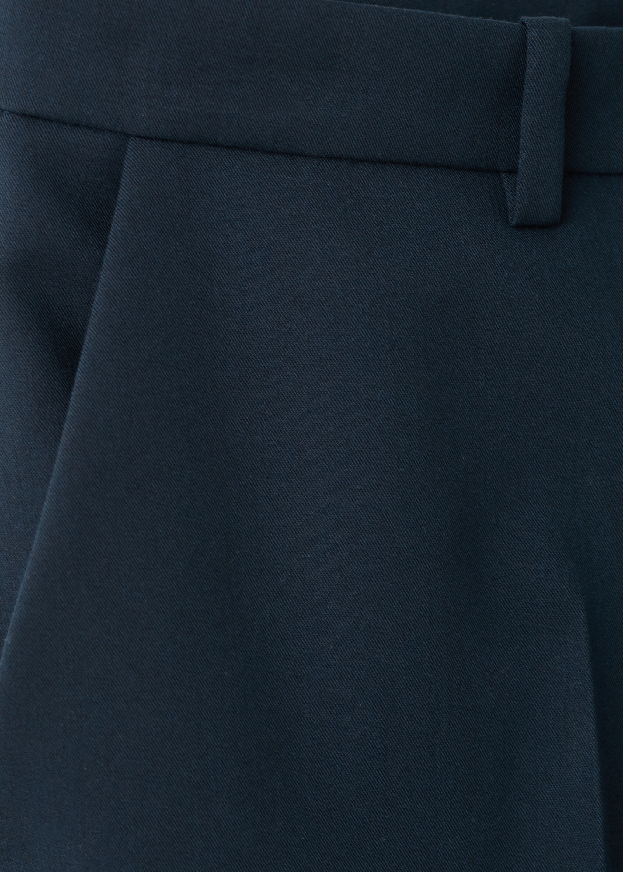 Straight suit trousers - Details of the article 0, Dark Navy. Ref: 27021297-00.