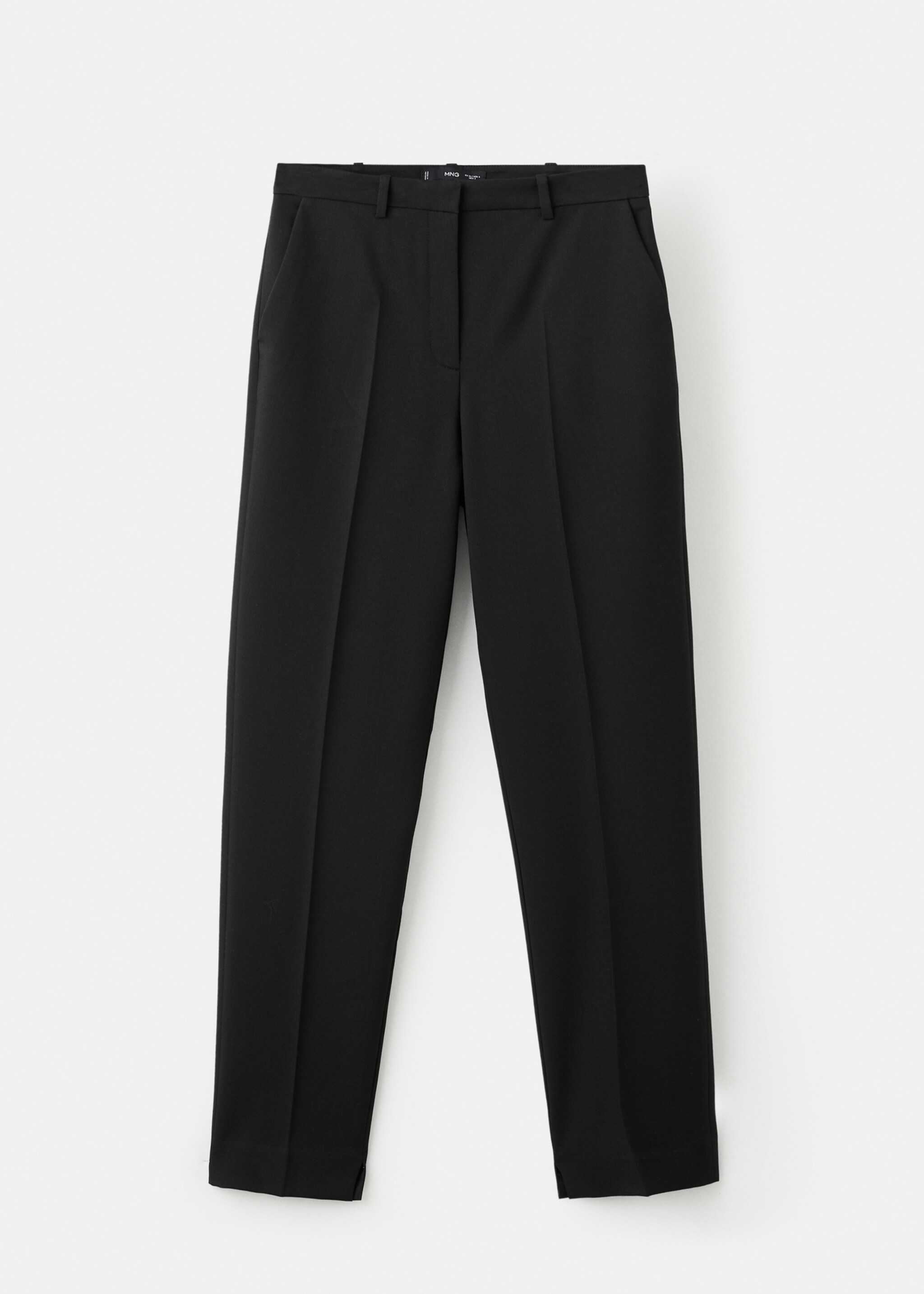 Straight suit trousers - Article without model, Black. Ref: 27021297-00.