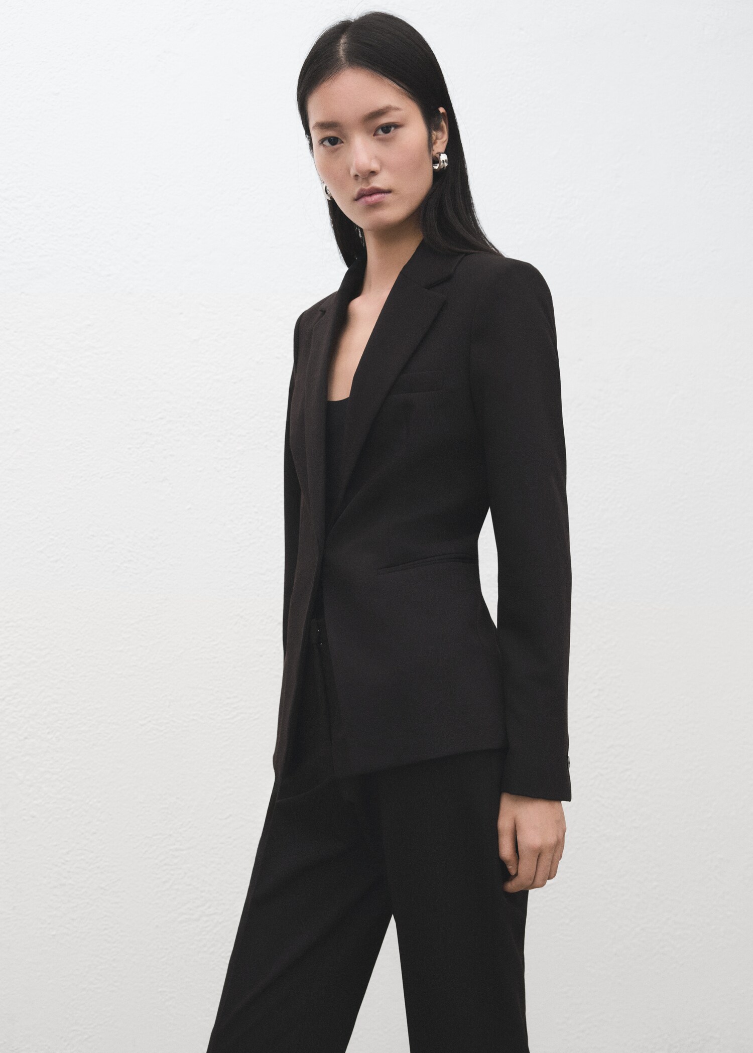 Straight suit trousers - Details of the article 6