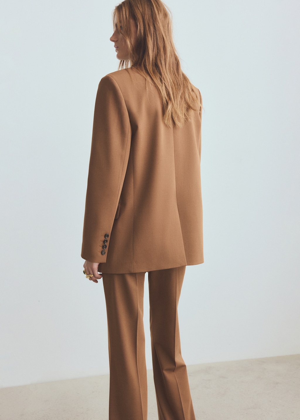 Mango Straight suit jacket with lapel pockets