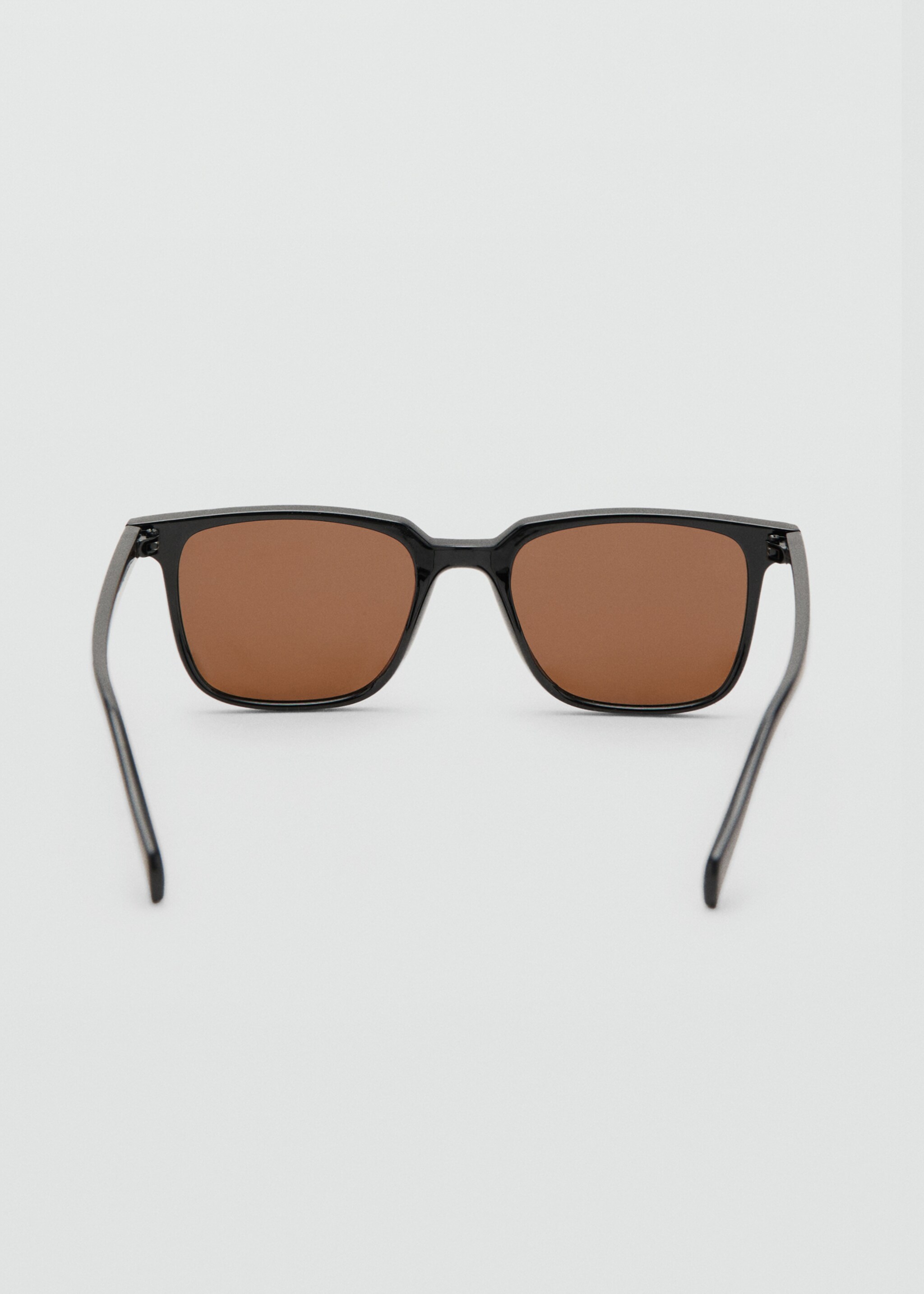Rectangular-frame sunglasses - Details of the article 1, Black. Ref: 27021304-00.
