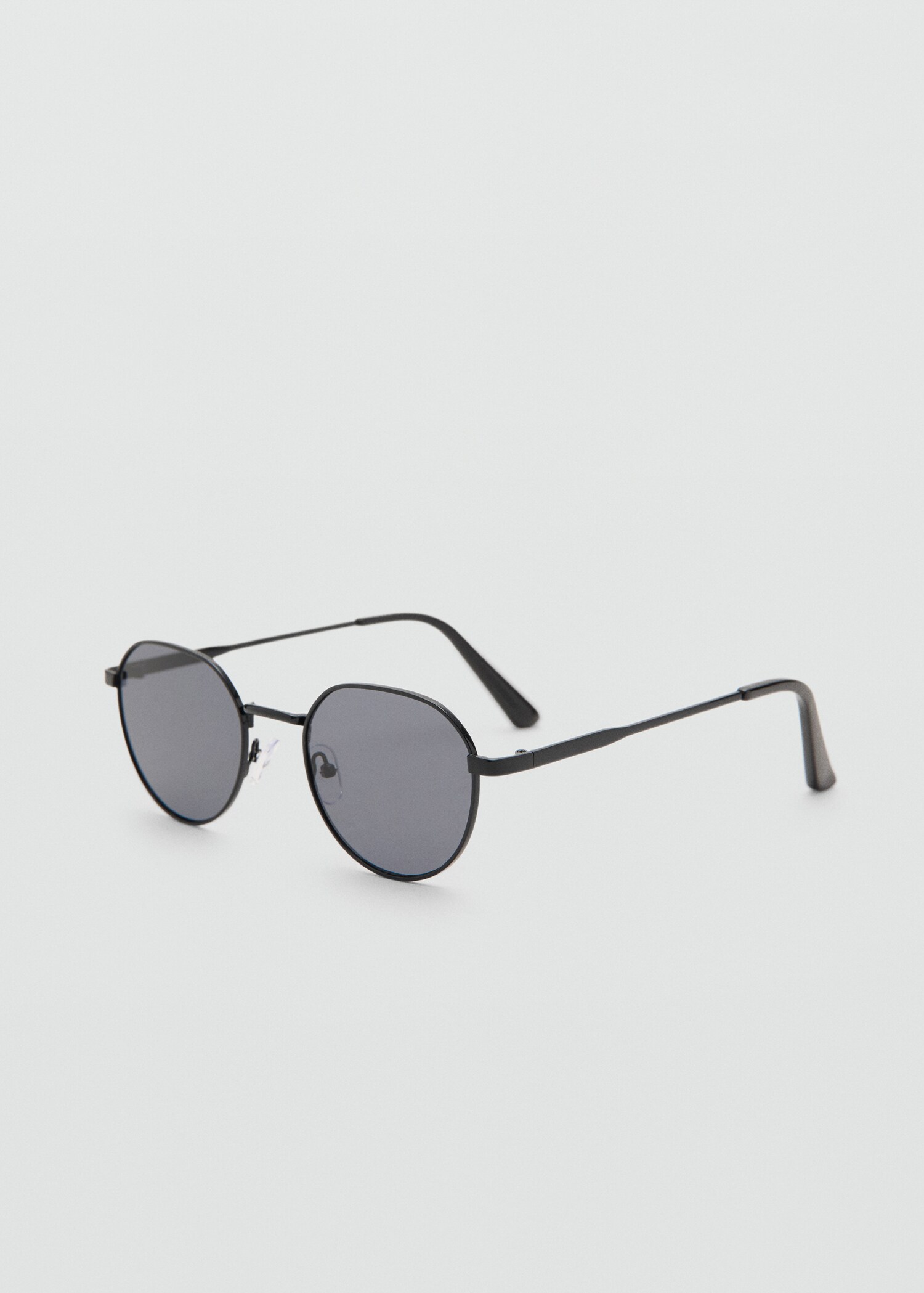 Round Metal Sunglasses - Medium plane