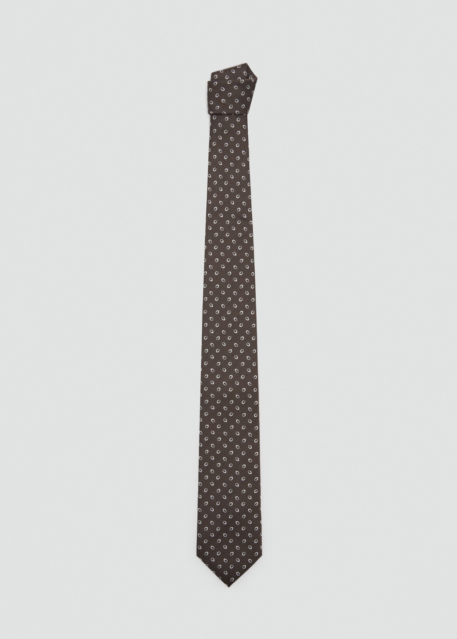Printed silk tie - Article without model