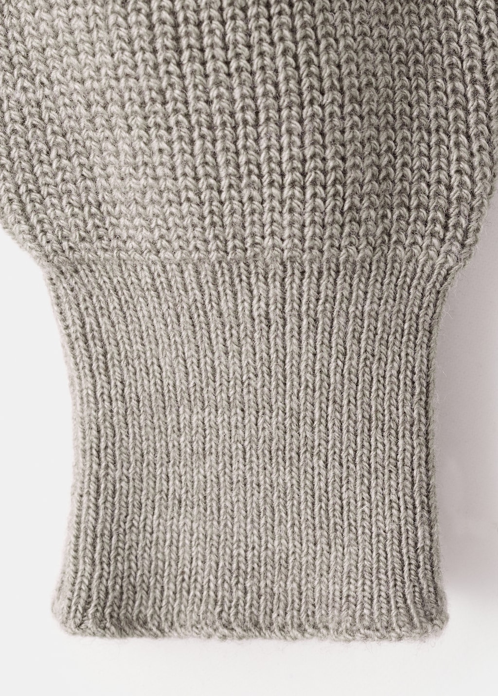 Mango Polo-neck ribbed sweater