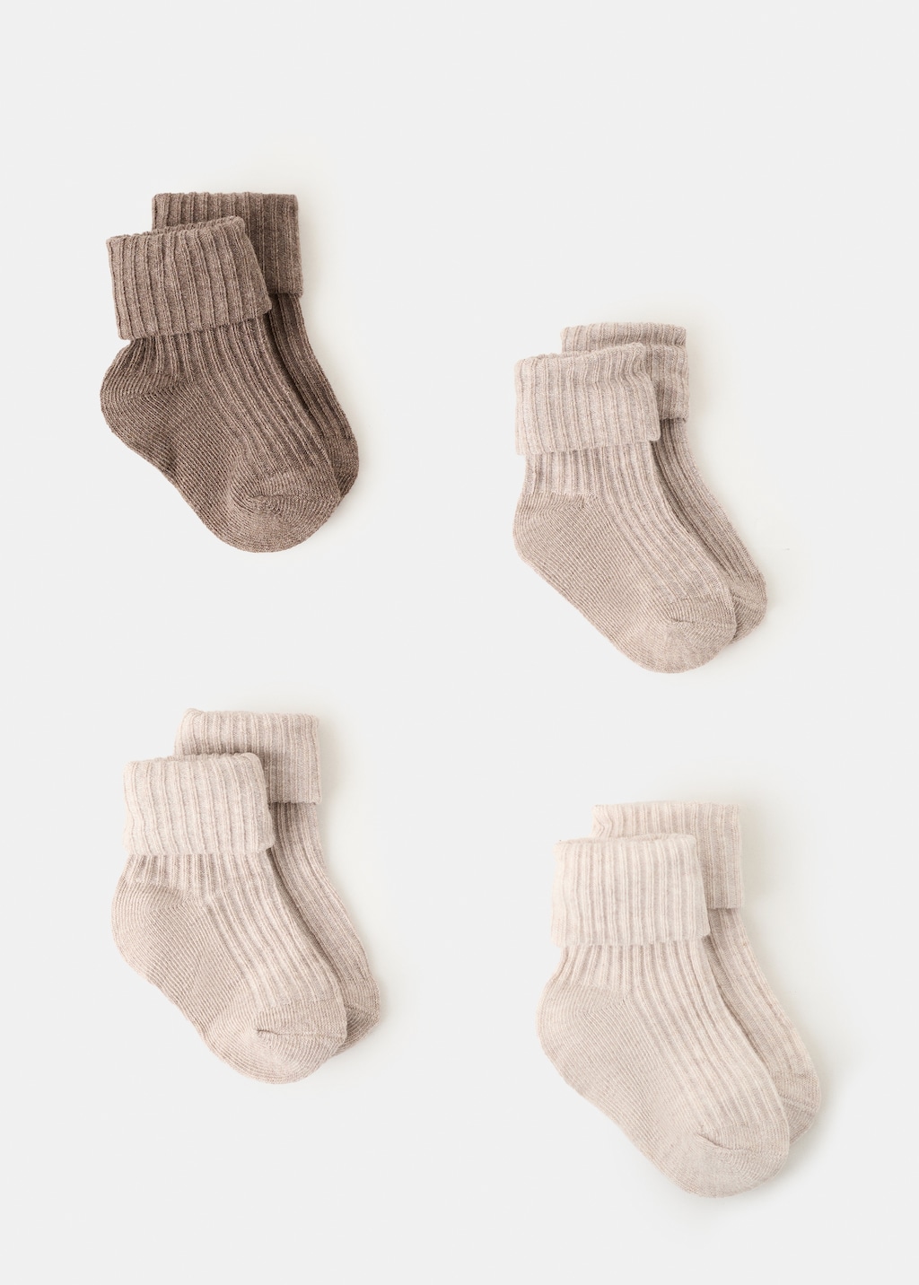4 pack ribbed socks
