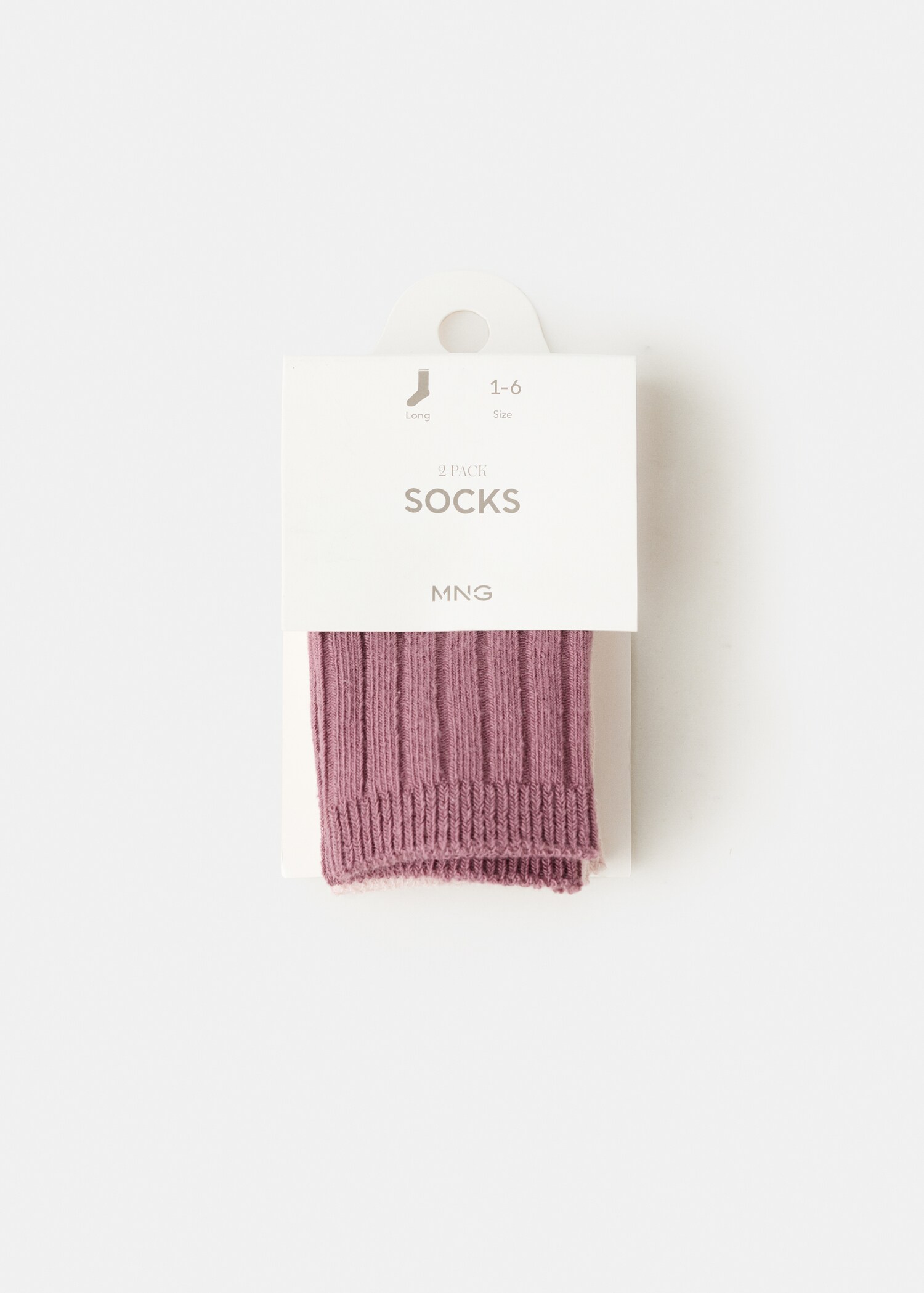 2 pack knee-length ribbed socks - Details of the article 0