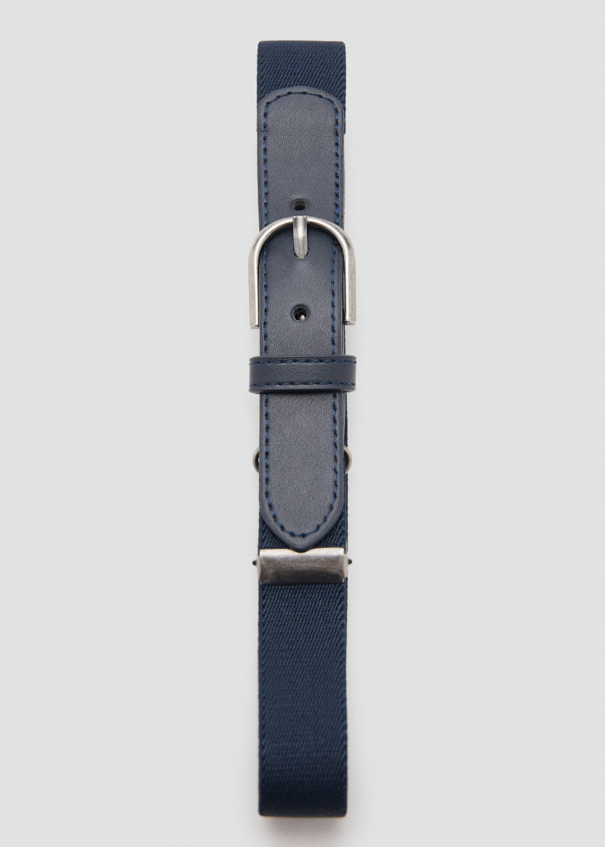 Appliqué elastic belt - Details of the article 2, Navy. Ref: 27021316-00.