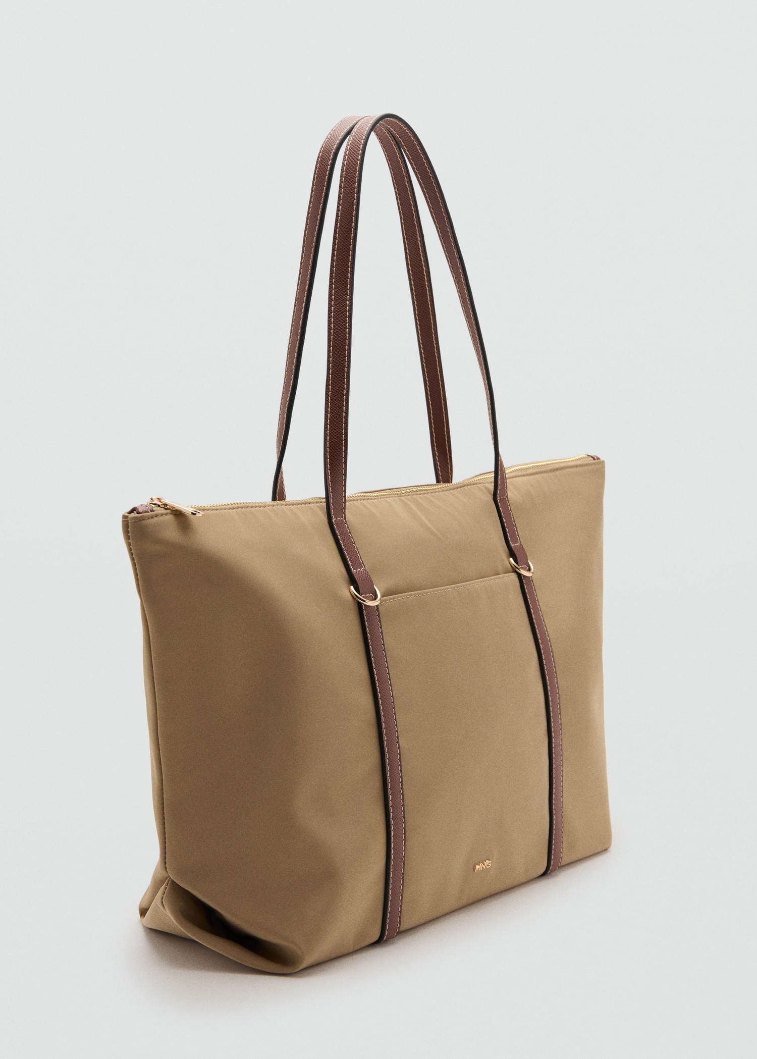 Shopper bag with double handle - Medium plane