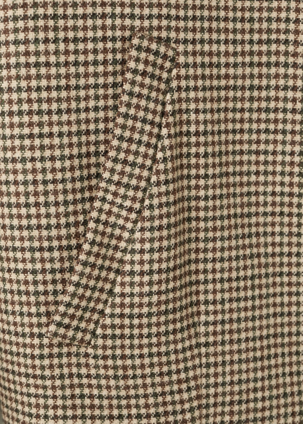 Houndstooth jacket with lapels