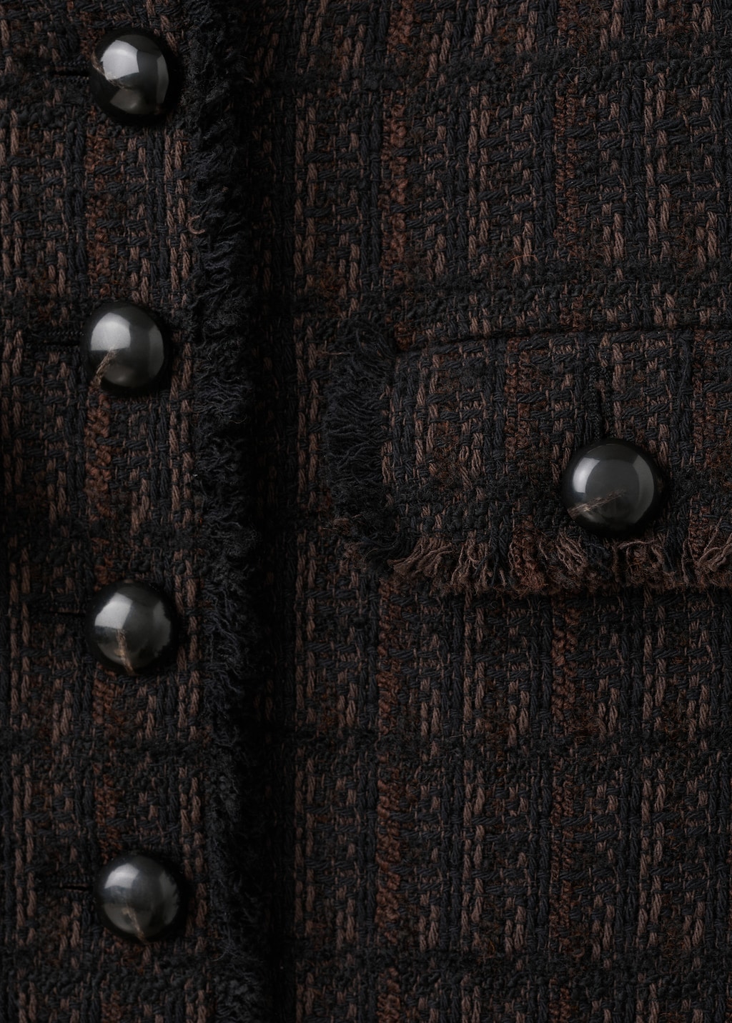 Mango Pocket tweed jacket
