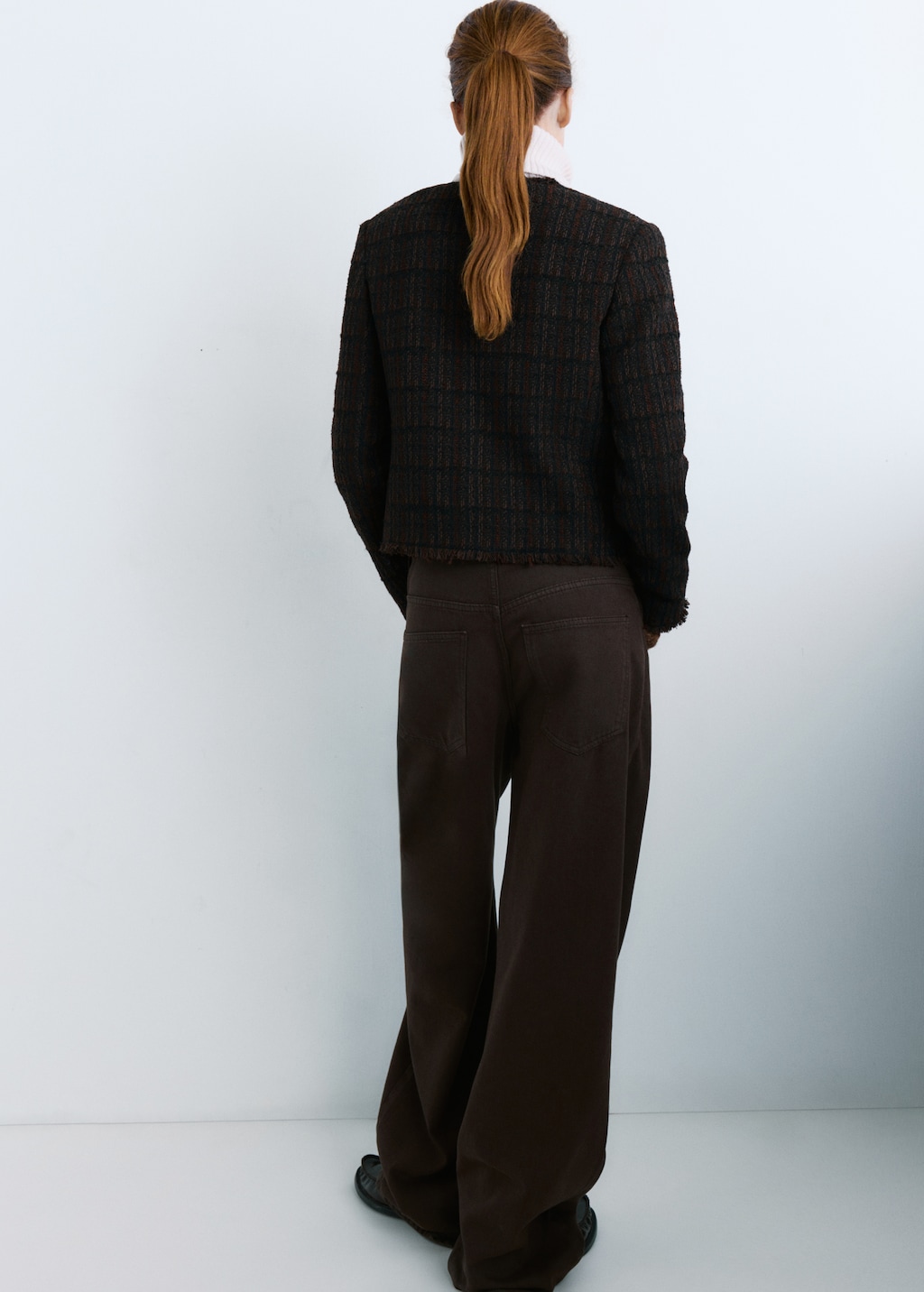 Mango Pocket tweed jacket