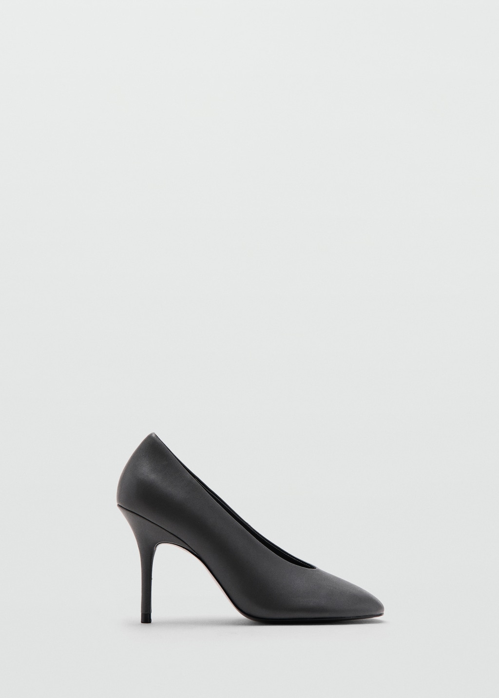 Round-toe leather high-heeled shoes - image 2